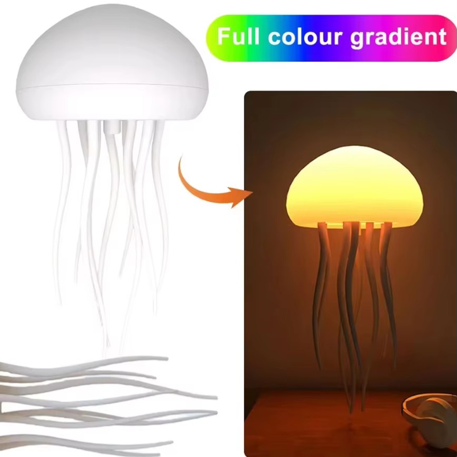 RGB Gradient Jellyfish Lamp 3