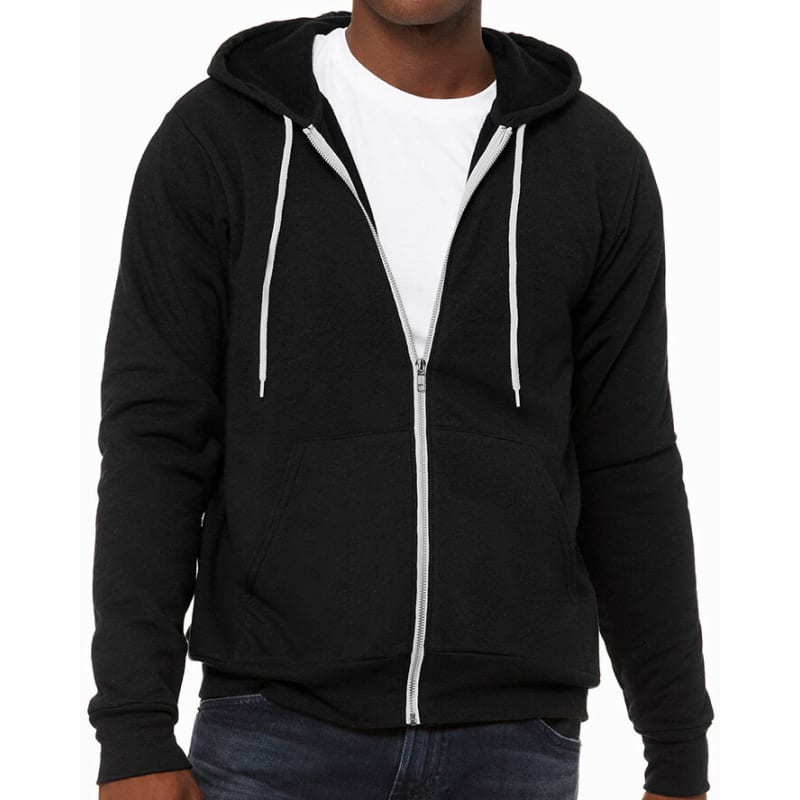 Bella Unisex Poly-Cotton Fleece Full-Zip Hoodie 17