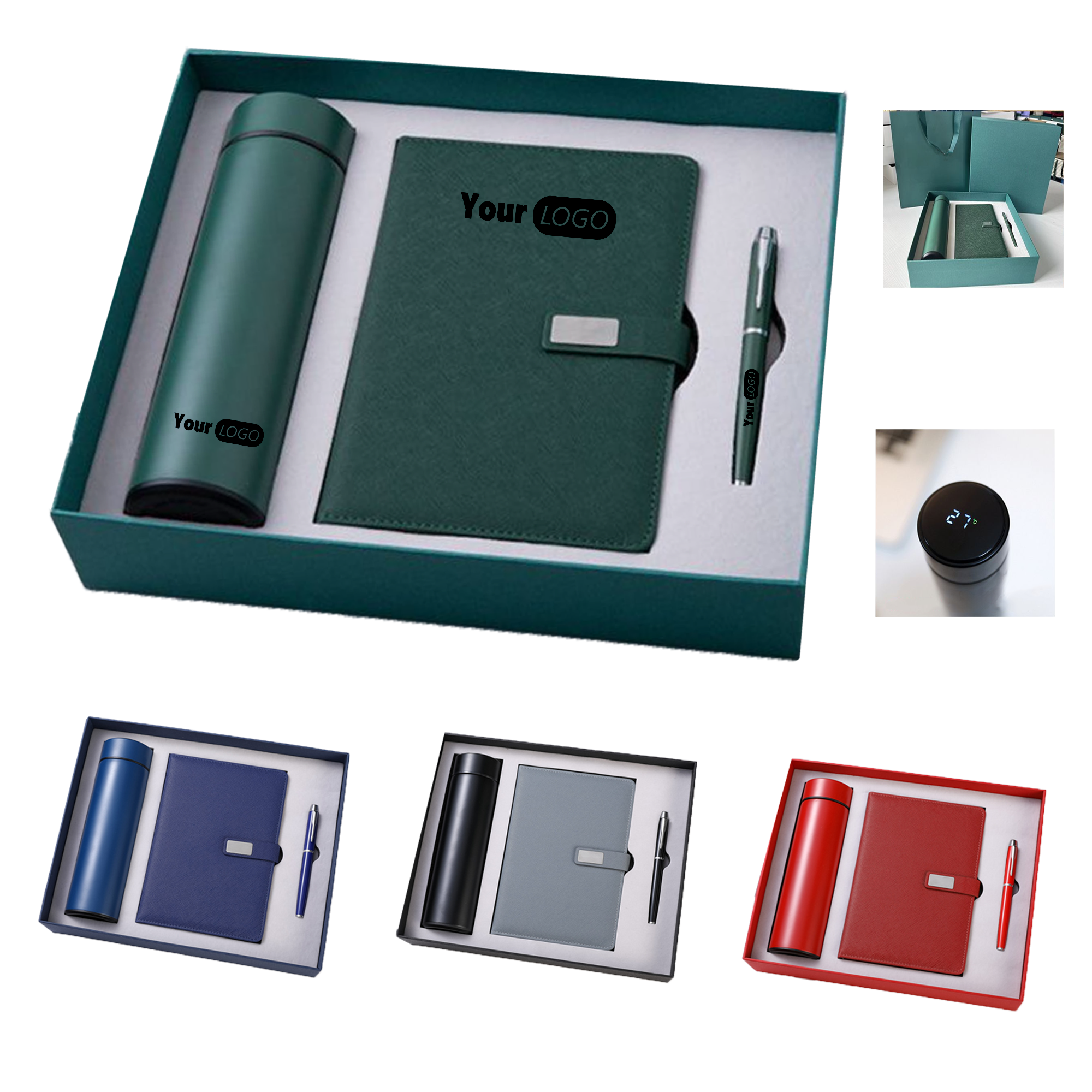 Insulated Cup Signature Pen and Notebook Gift Box Set 5
