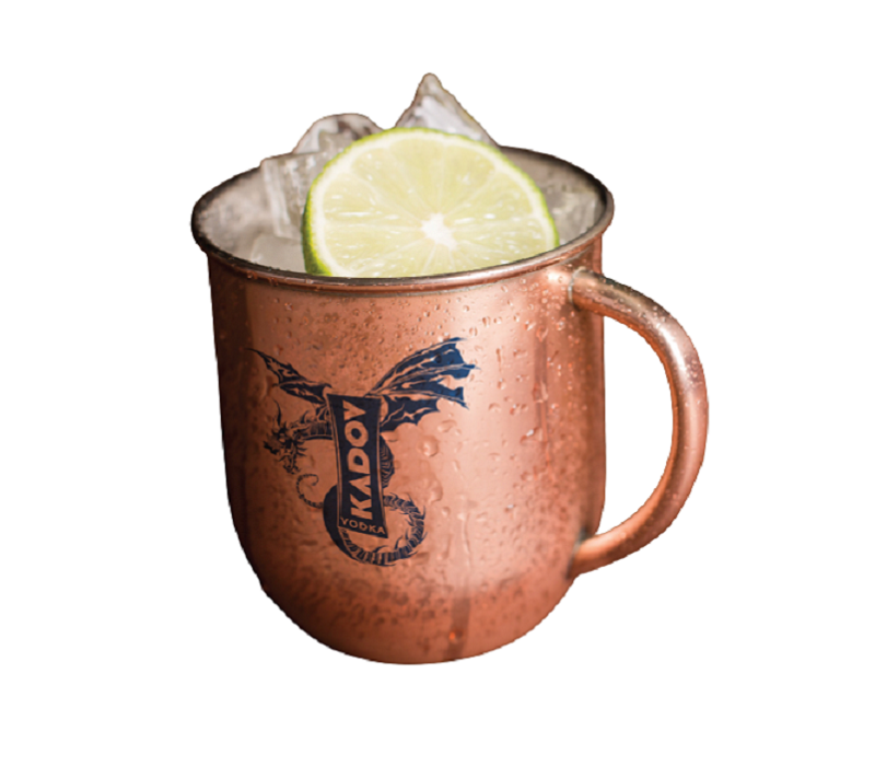Copper Plated Mule Stainless Steel Mug, 17 oz. 3
