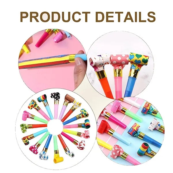 Colourful Funny Party Blowers Whistles 4