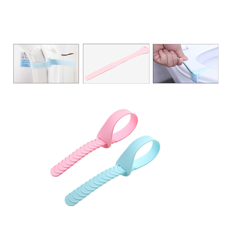 Adjustable Toilet Seat Cover Silicone Handle 1