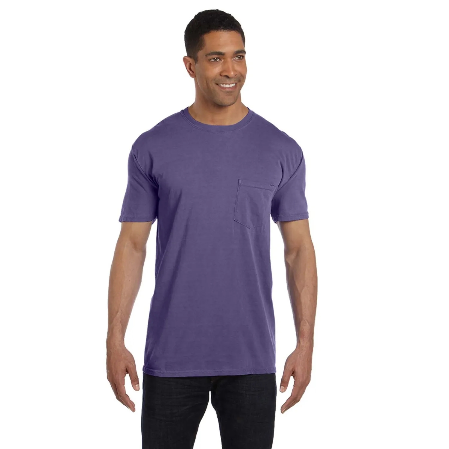 COMFORT COLORS ADULT HEAVYWEIGHT 6.1 OZ. POCKET T-SHIRT 138