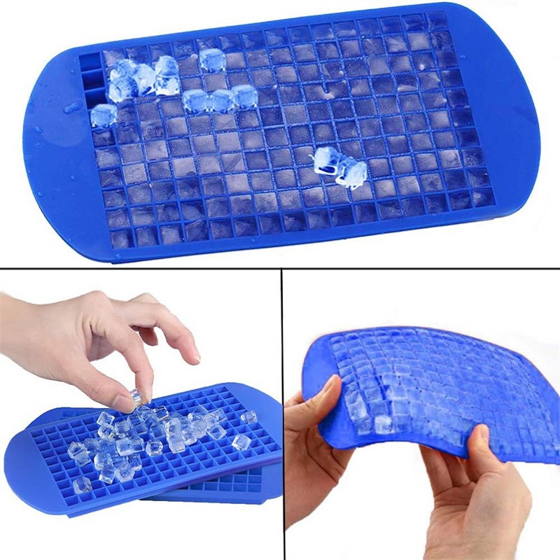 160 Grids Silicone Mini Ice Cube Tray for Chilling Whiskey 6
