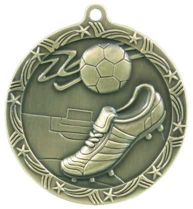 Soccer Shooting Star Medal, 2 1/2" 2