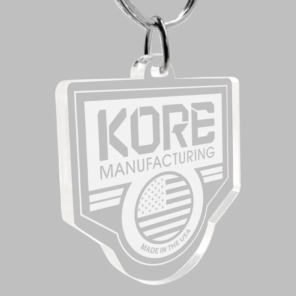 1/4" Custom Laser Etched Keychain 2