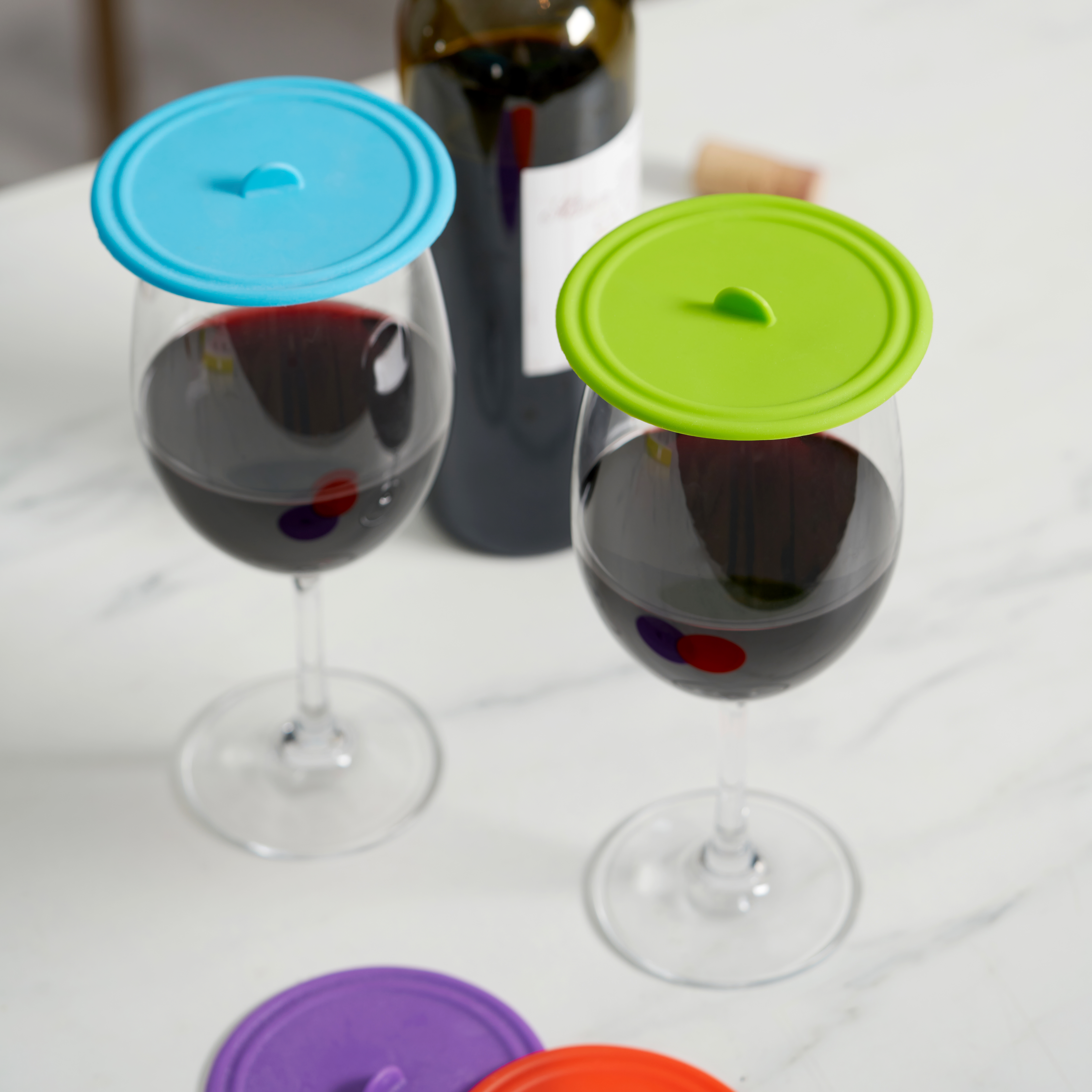 True® Dome Assorted Wine Glass Cover Set 1