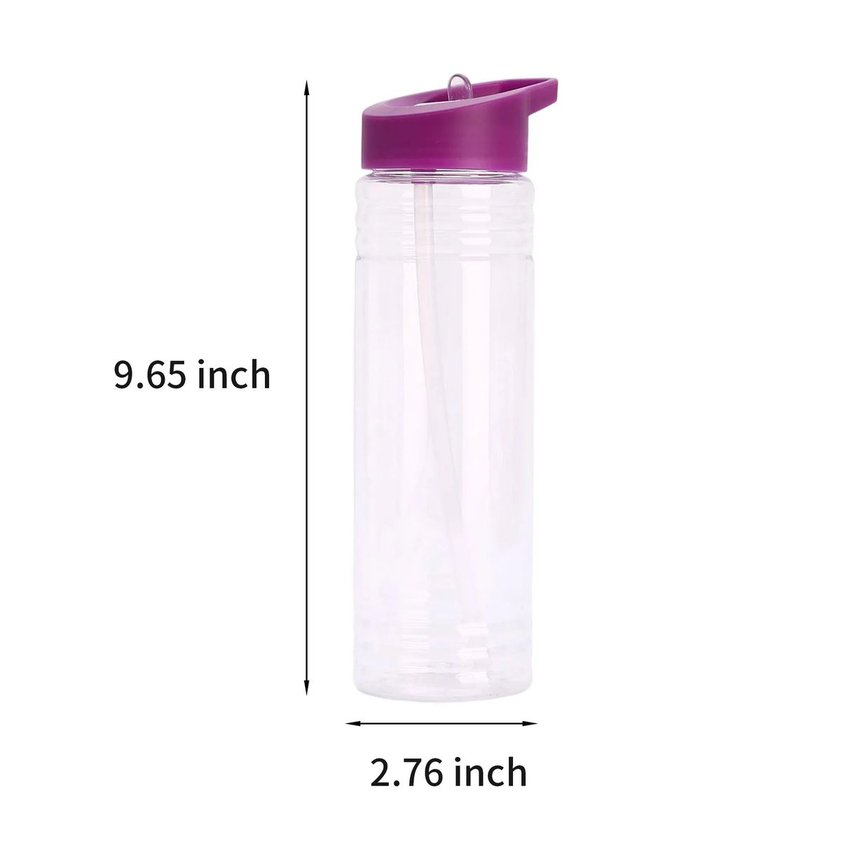 Push Straw Plastic Sports Drinking Cup 9