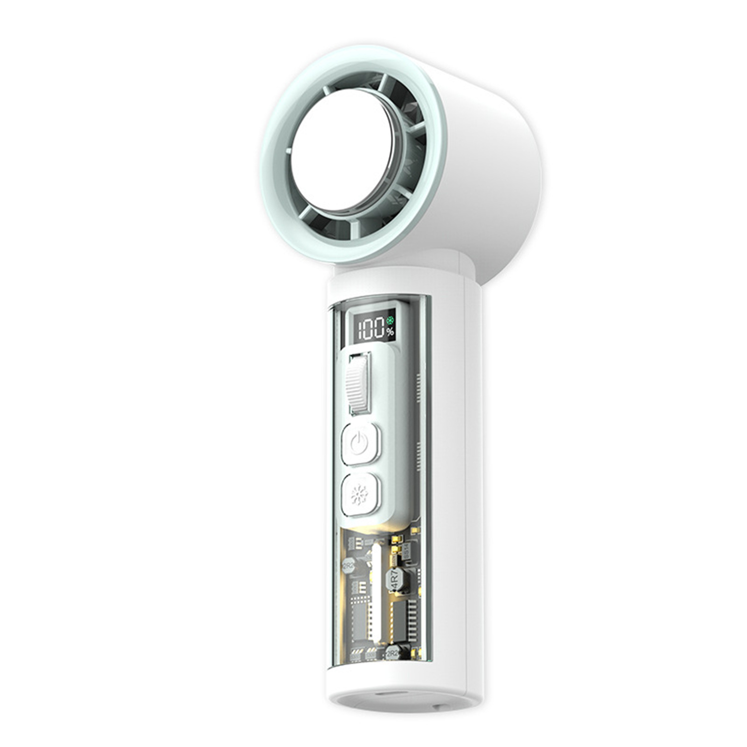 Mini Rechargeable Handheld High Speed Cooling Fan 4