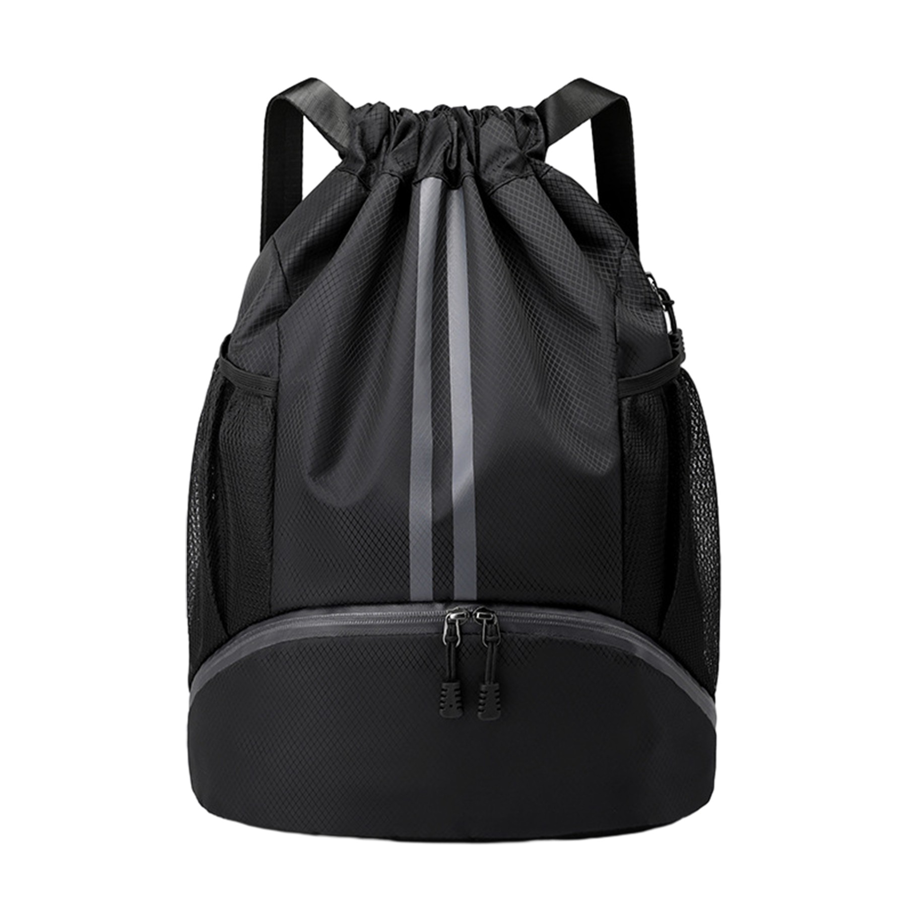 Drawstring Sports Backpack With Shoe Compartment 3
