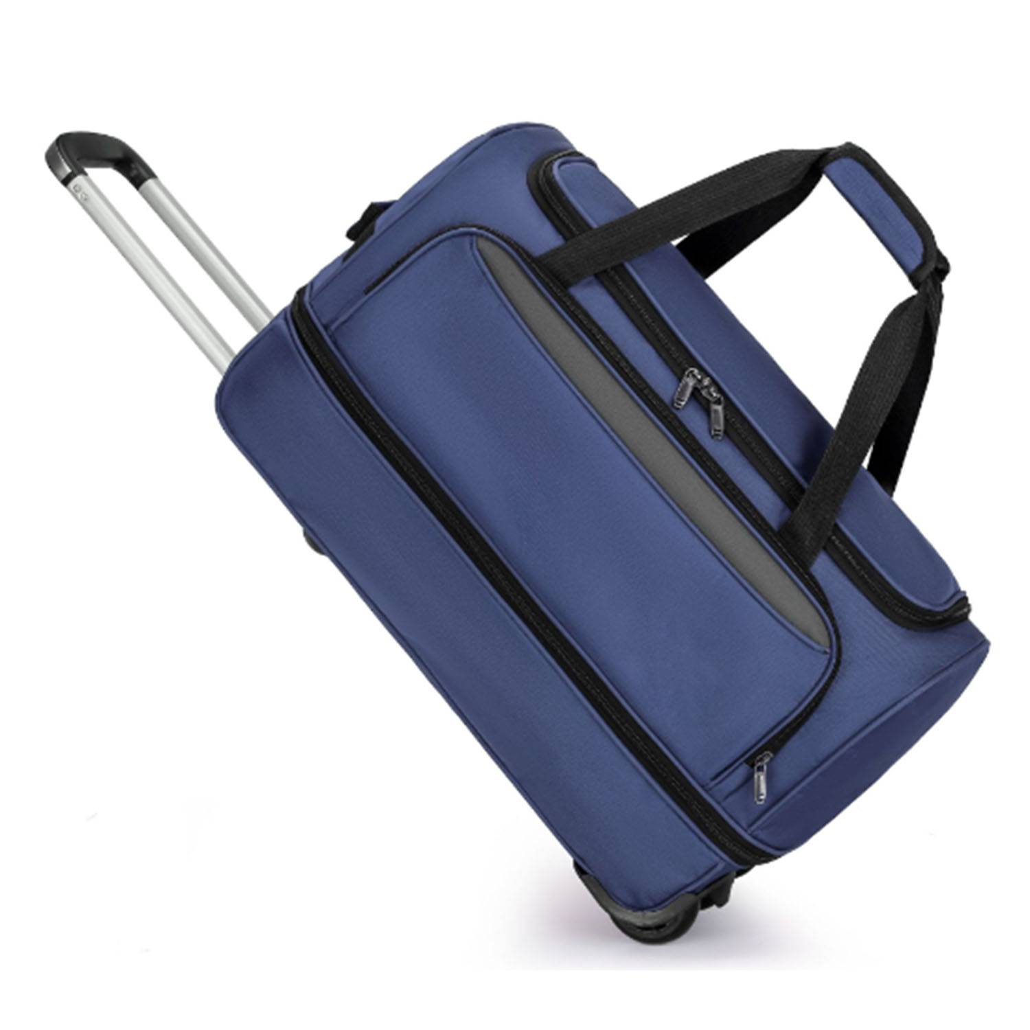 Oxford Bra Foldable Roller Duffel Travel Bag 5