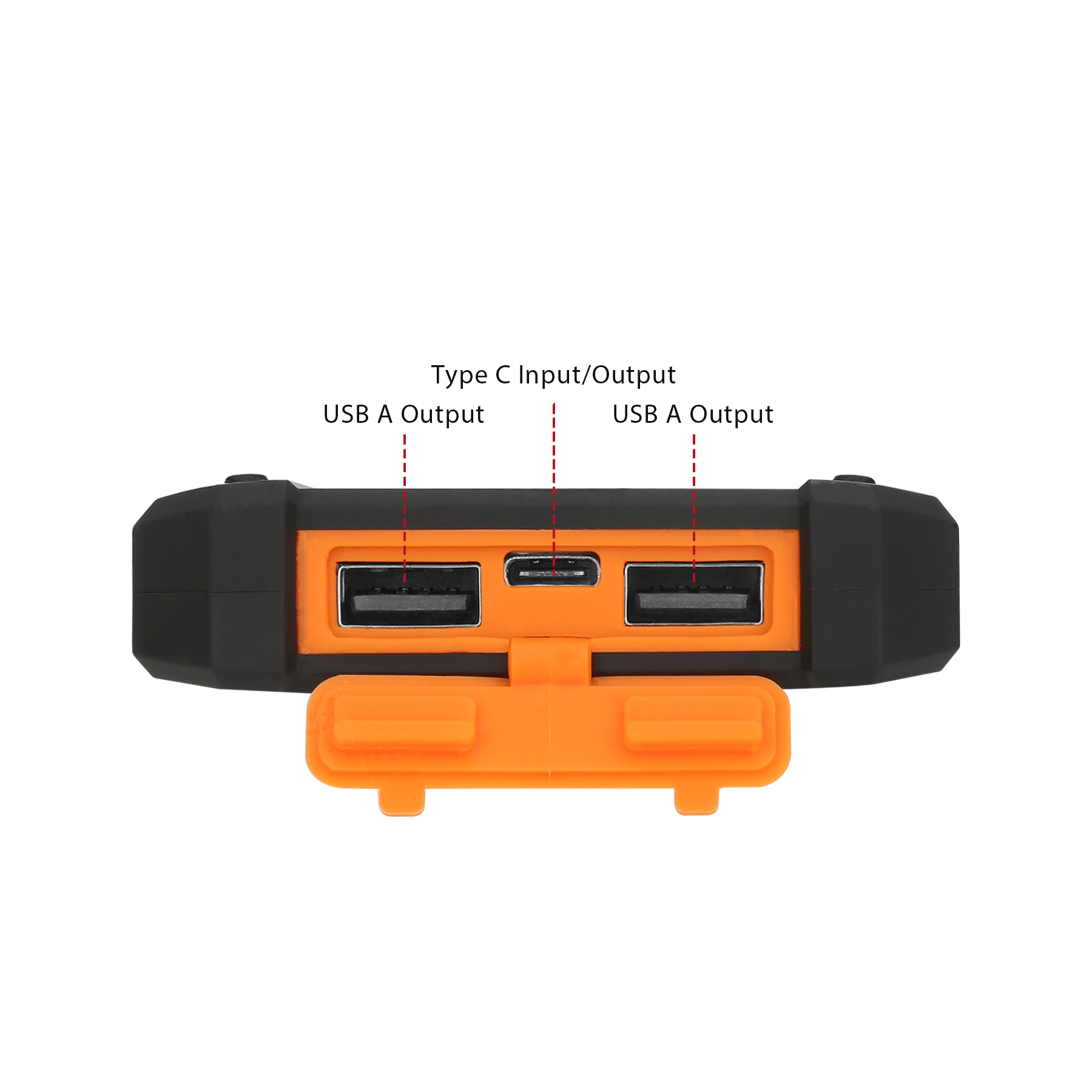 8000mAh Eco Friendly Solar Power Bank With LED Light 3
