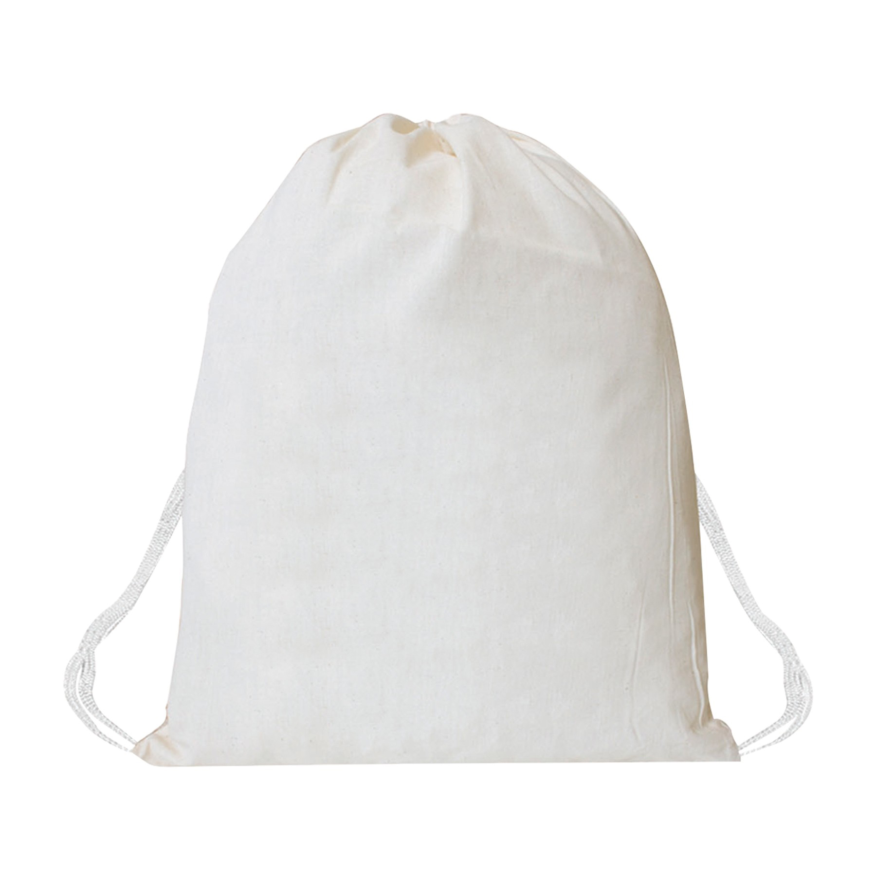 6oz. Cotton Twill Drawstring with White Cord 2