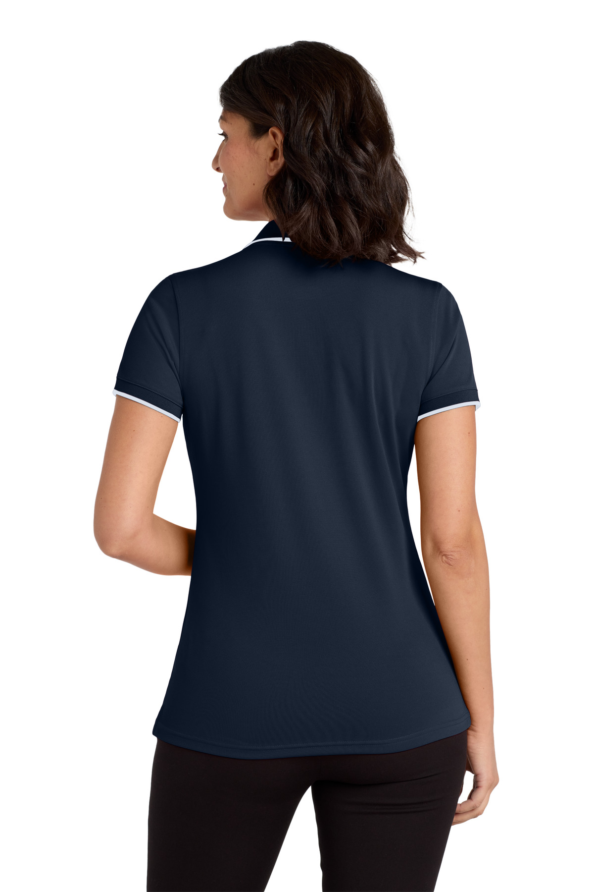 Port Authority Women's Dry Zone UV Micro-Mesh Tipped Polo. LK111 18