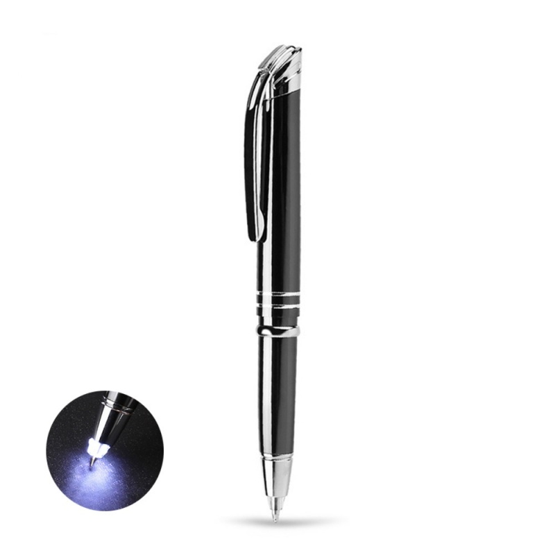 Metallic Light Up Pens with Stylus Tip 2
