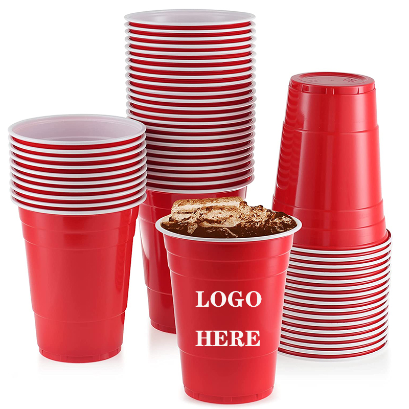16-Ounce Reusable Plastic Drinking Cups 2