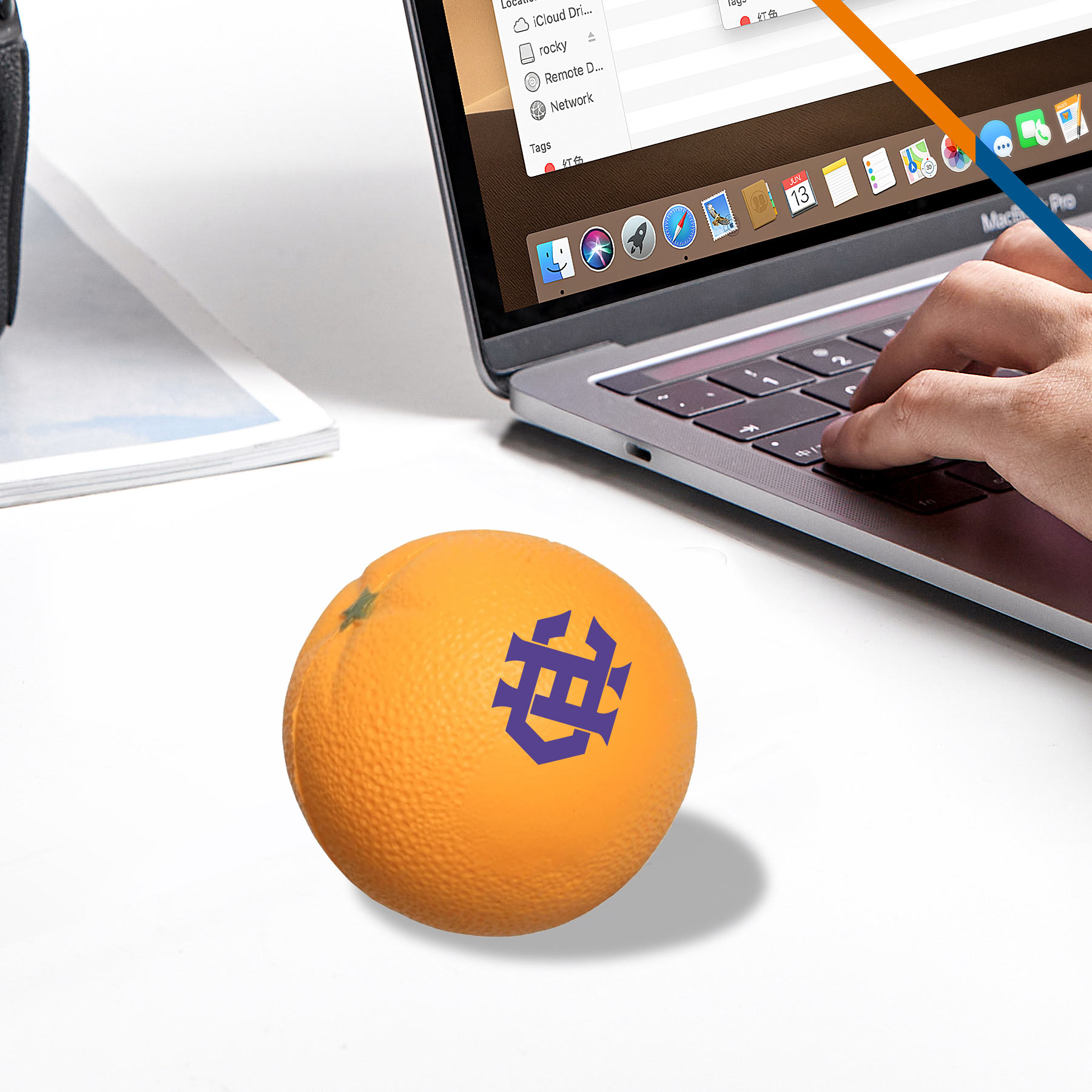 Zola Orange Stress Ball 3