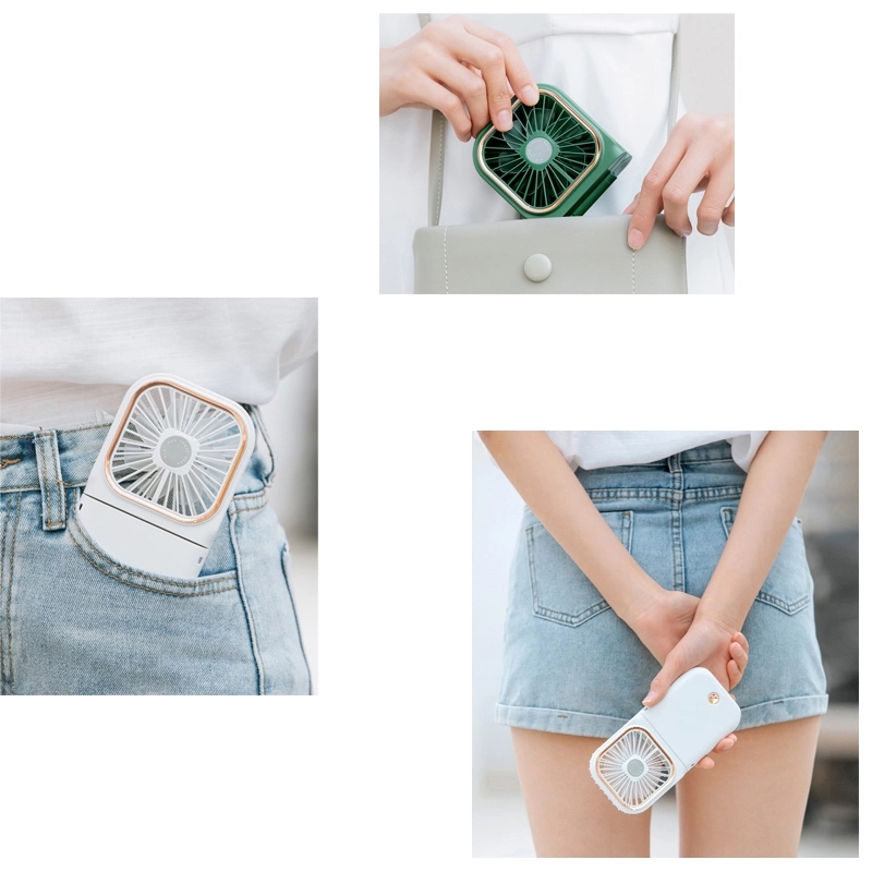 Portable Folding Fan with 3000mah Power Bank 7
