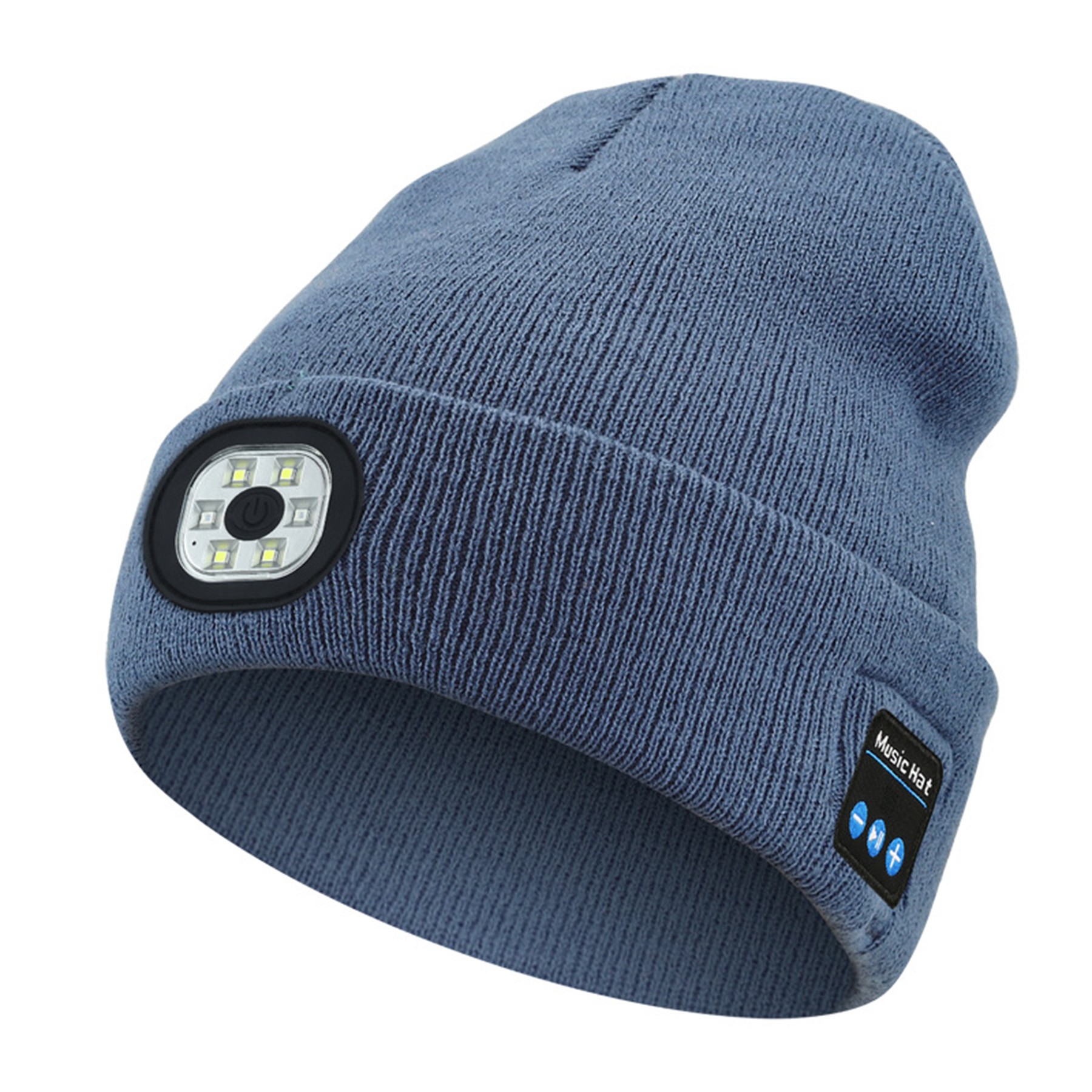 LED-lit Wireless Bluetooth Music Hat 8