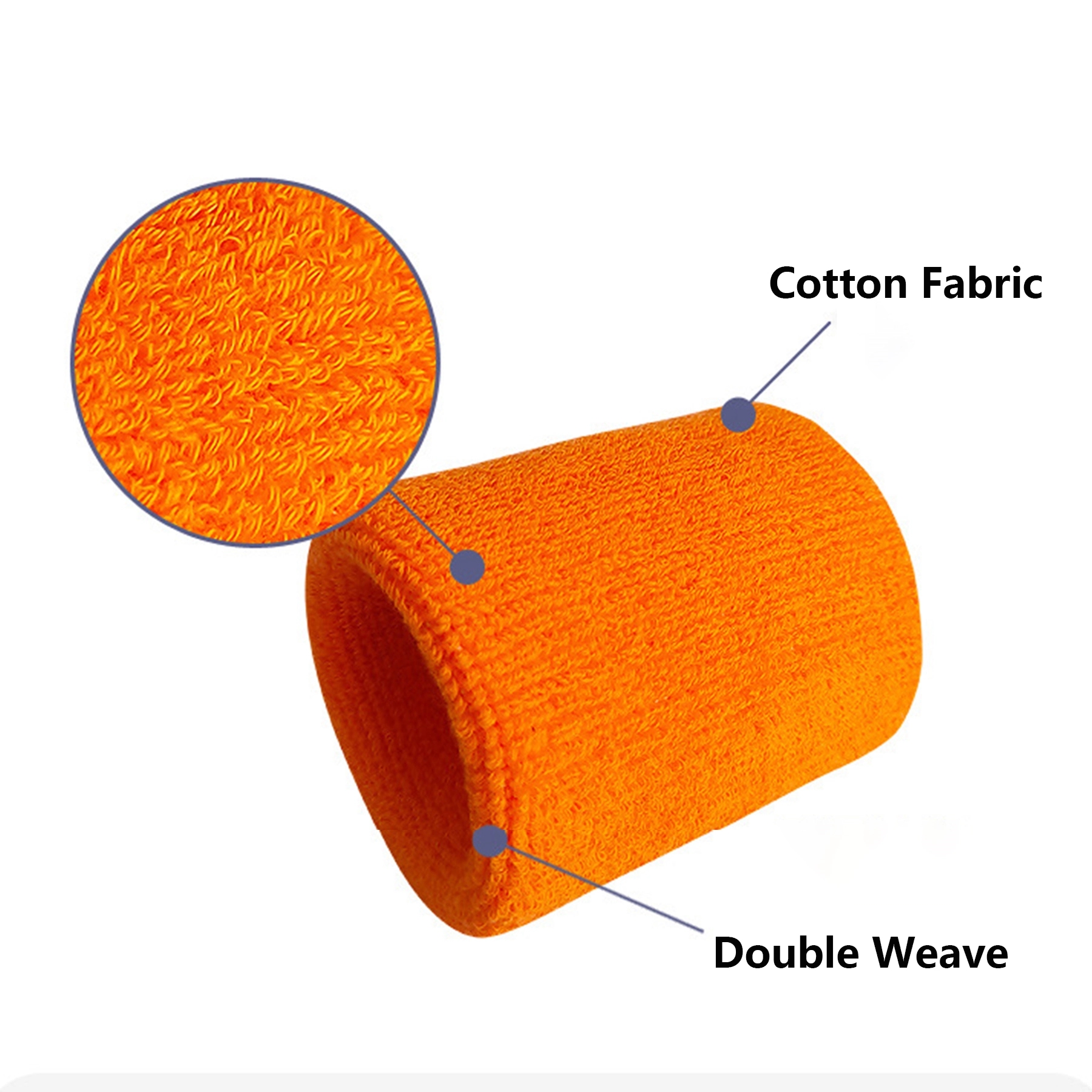 Cotton Plush Terry Sports Wristband 2