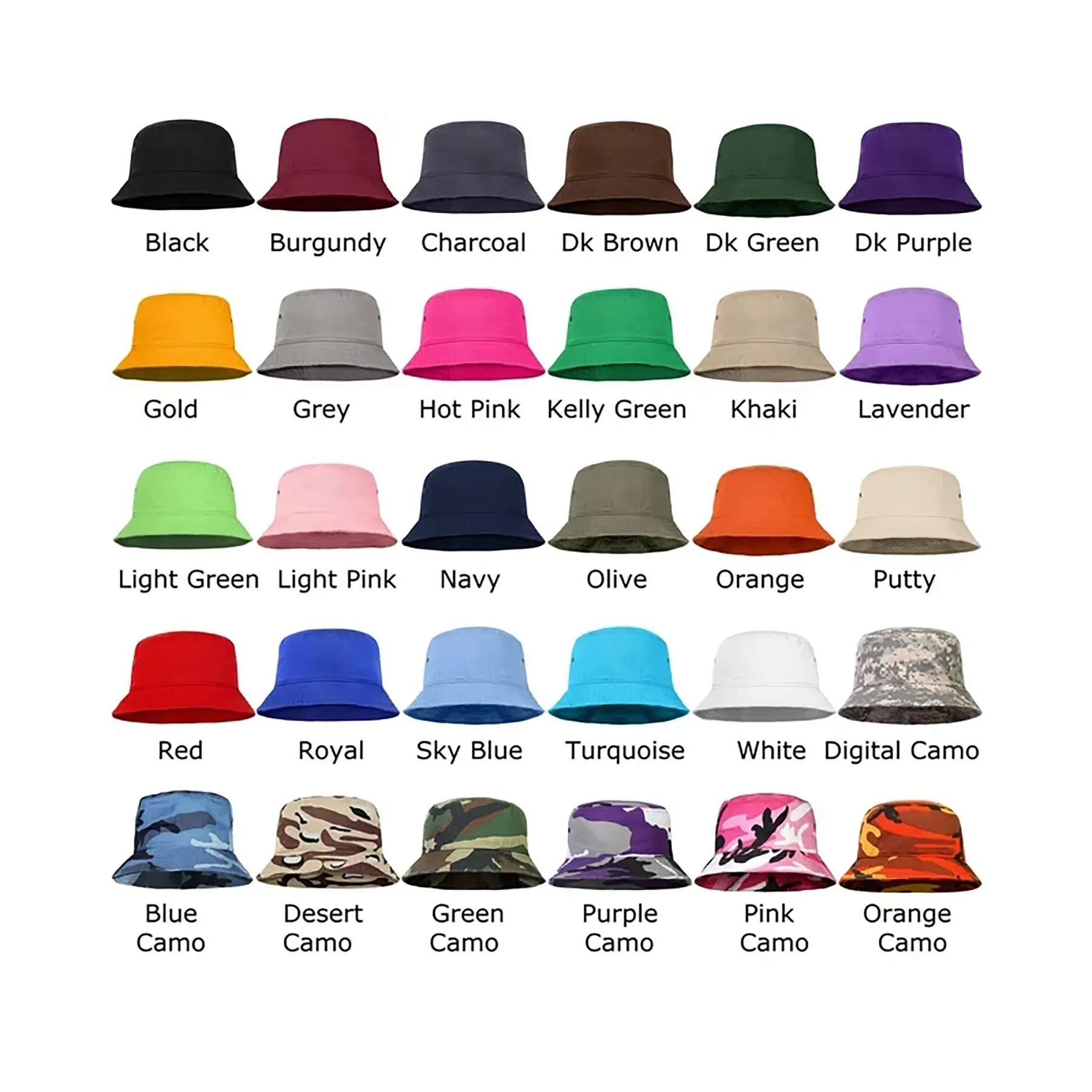 Unisex Packable Bucket Hat 9