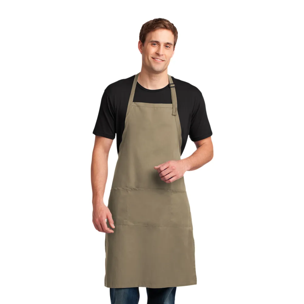 Port Authority EasyCare Extra Long Bib Apron w Stain Release 8