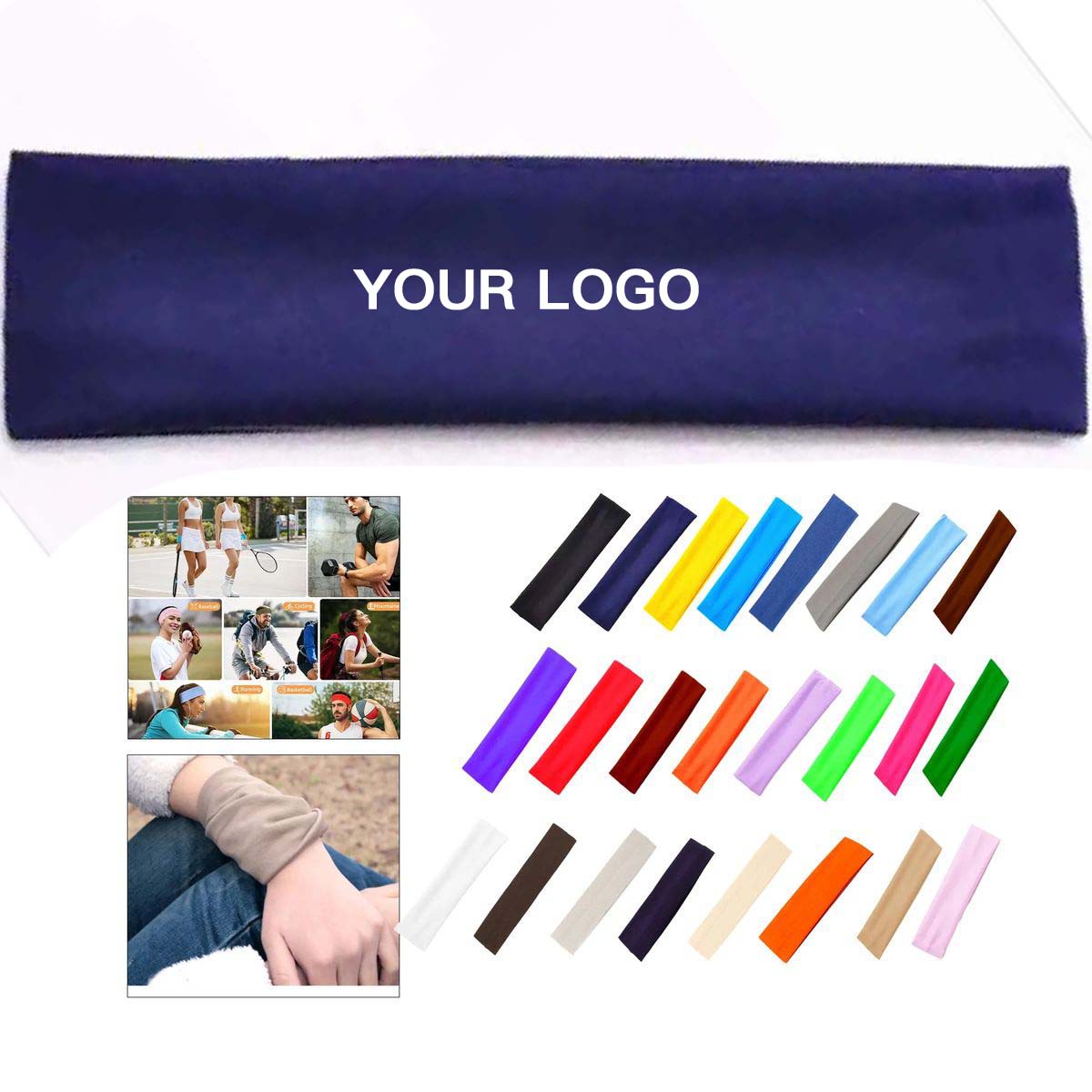Durable Workout Headband for Yoga and Training 23