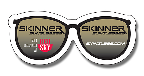 Magnet - EyeGlasses Shape (3.25x1.375) - 20 Mil 3