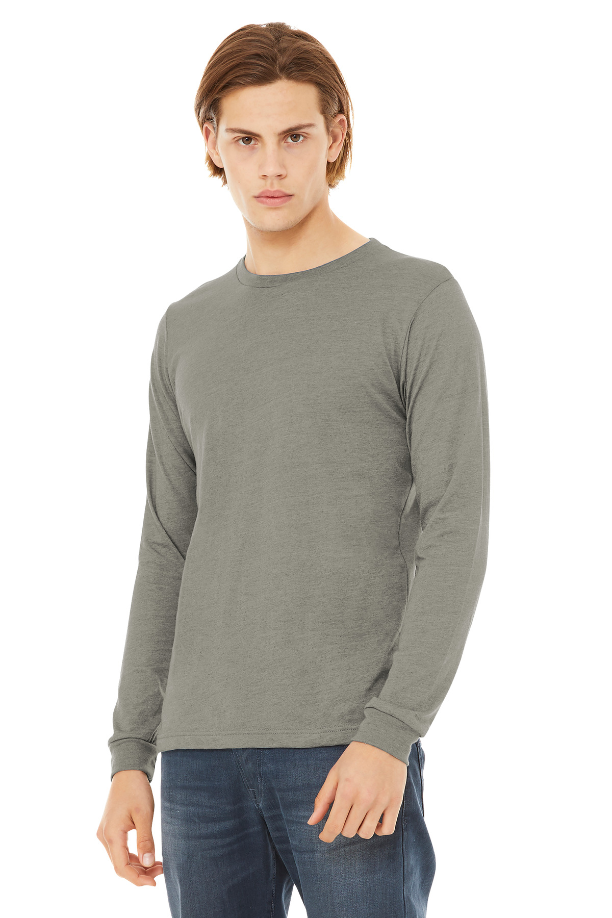 BELLA+CANVAS® Unisex Heather CVC Long Sleeve Tee 53