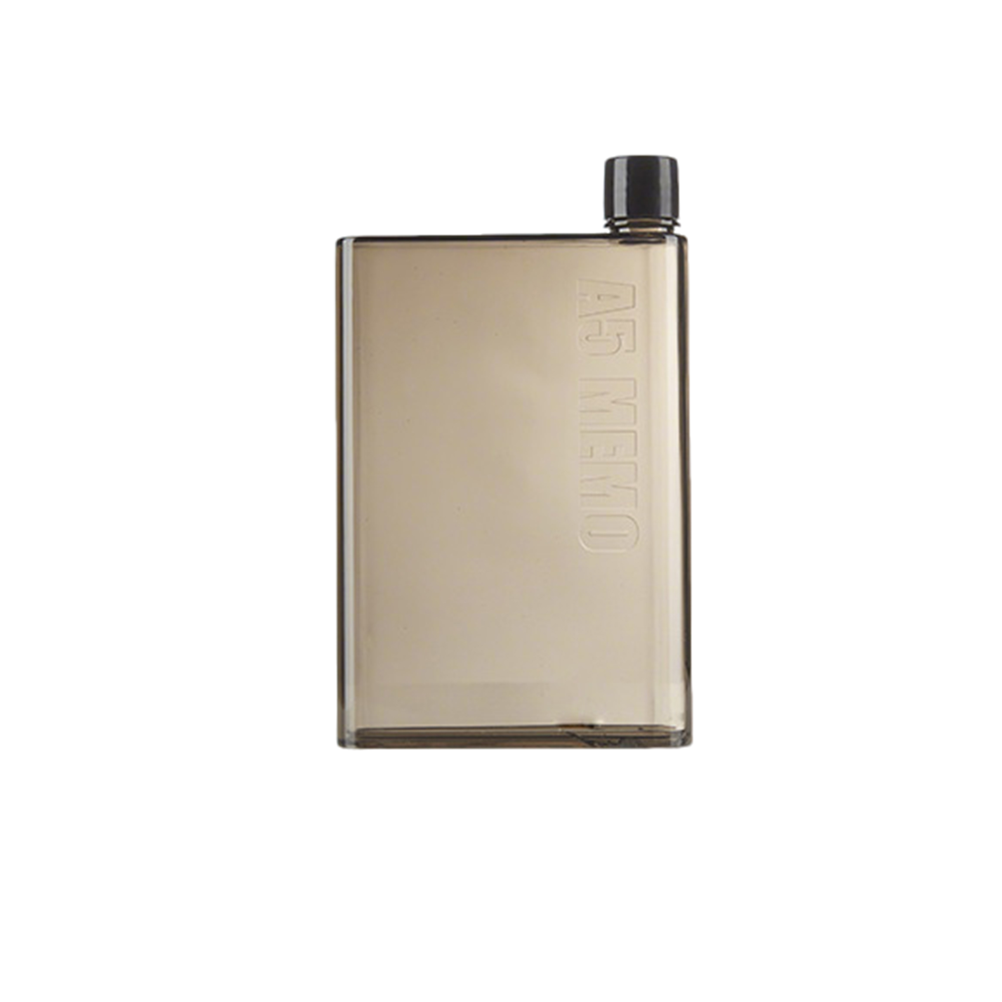 A5 Flat Plastic Transparent Water Bottle Slim Profile 6