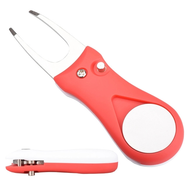 Golf Divot Repair Tool with Ball Marker 10