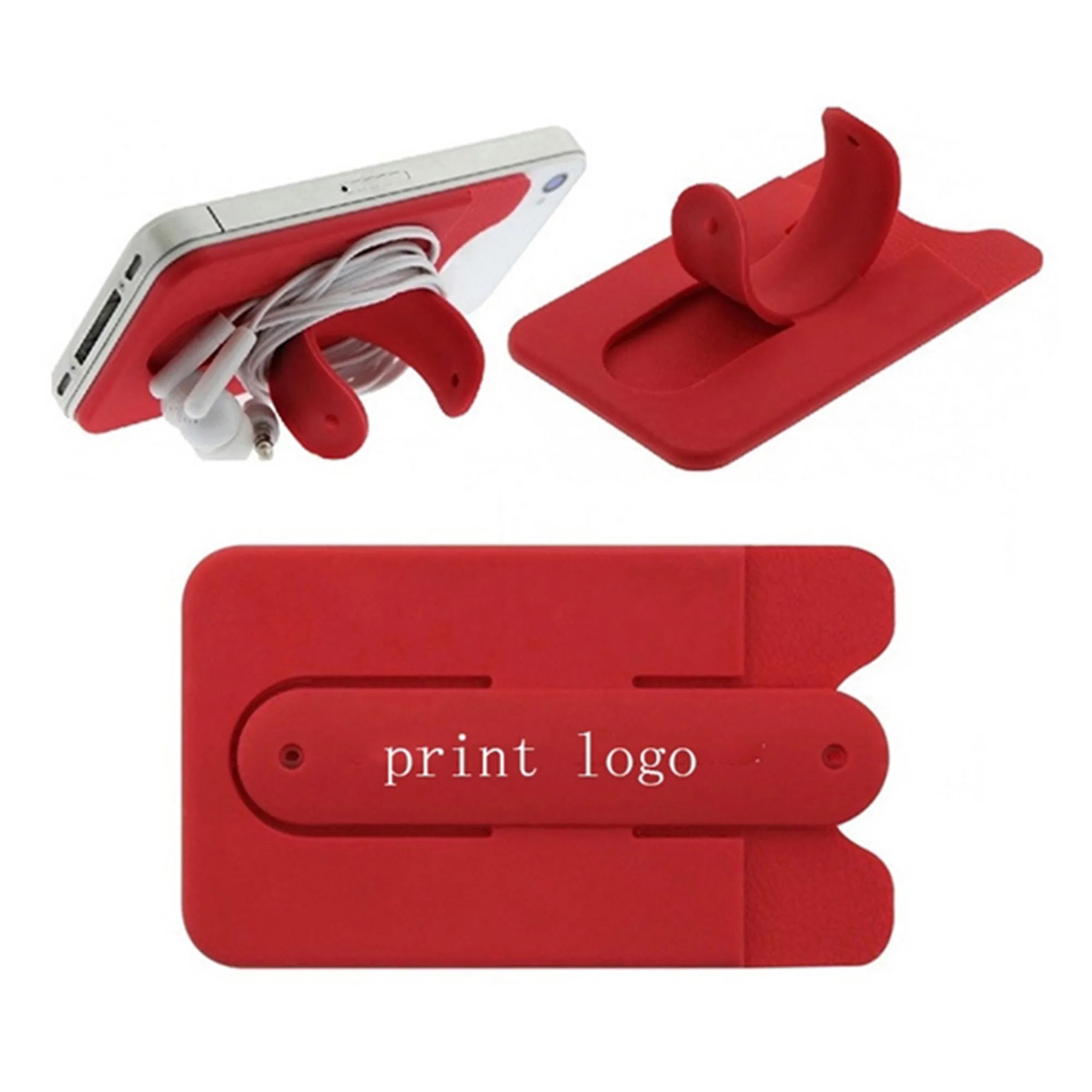 Silicone Cellphone Wallet With Phone Stand 8