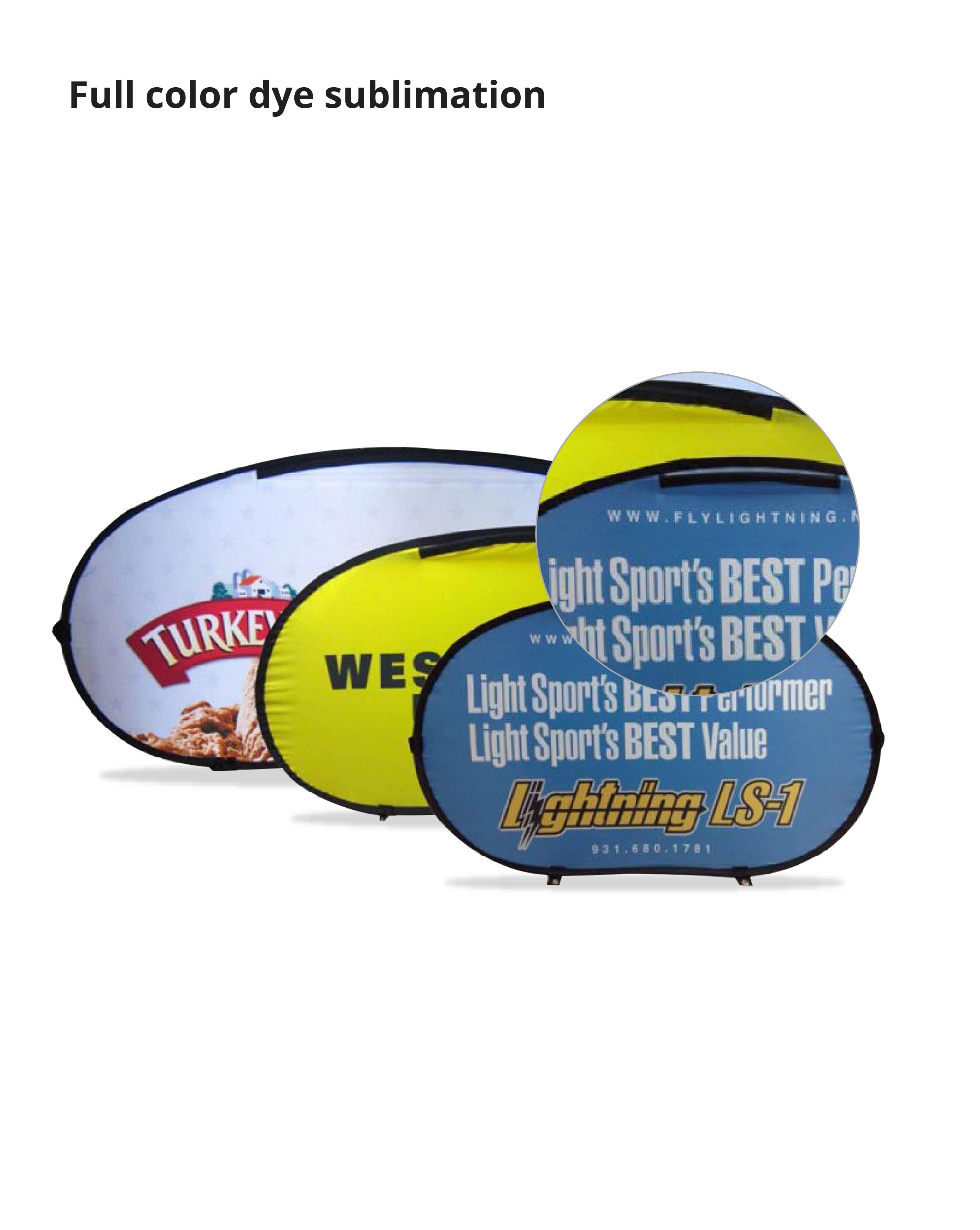 Pop Out Banner - Horizontal 2 Sided (3ft x 4ft) 3