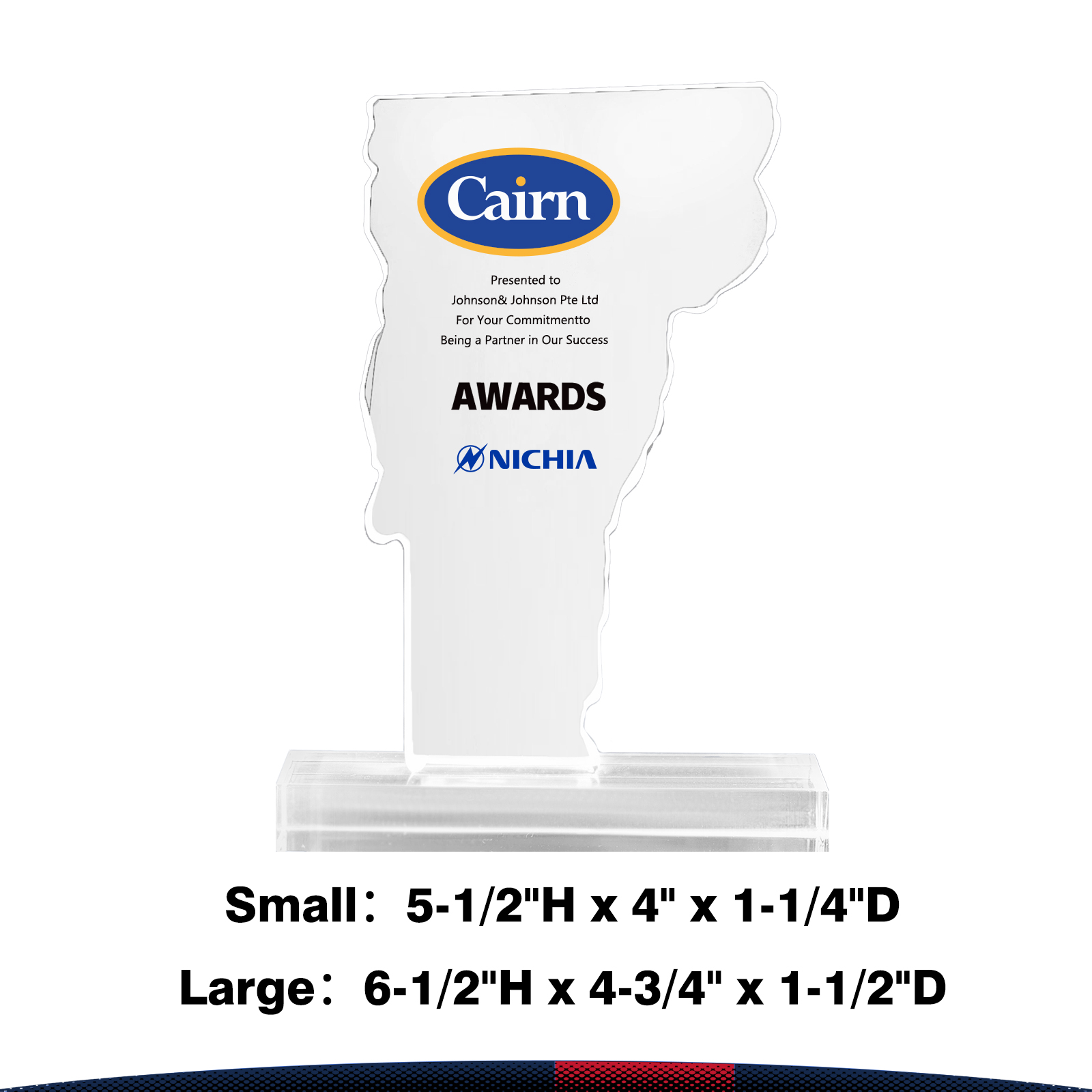 Kesen Vermont Crystal Award 3