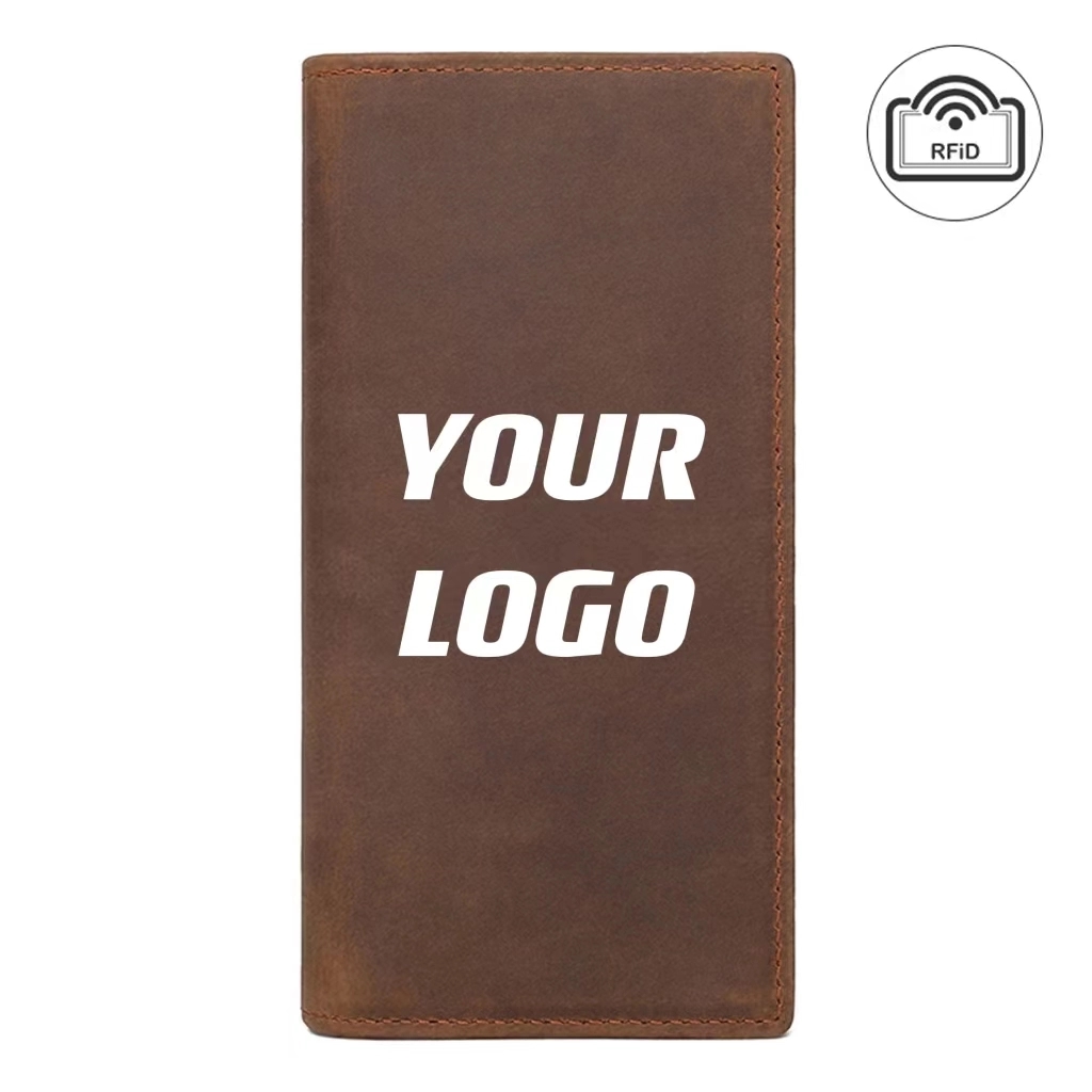 Custom RFID Anti-Theft Function Genuine Leather Wallet 4