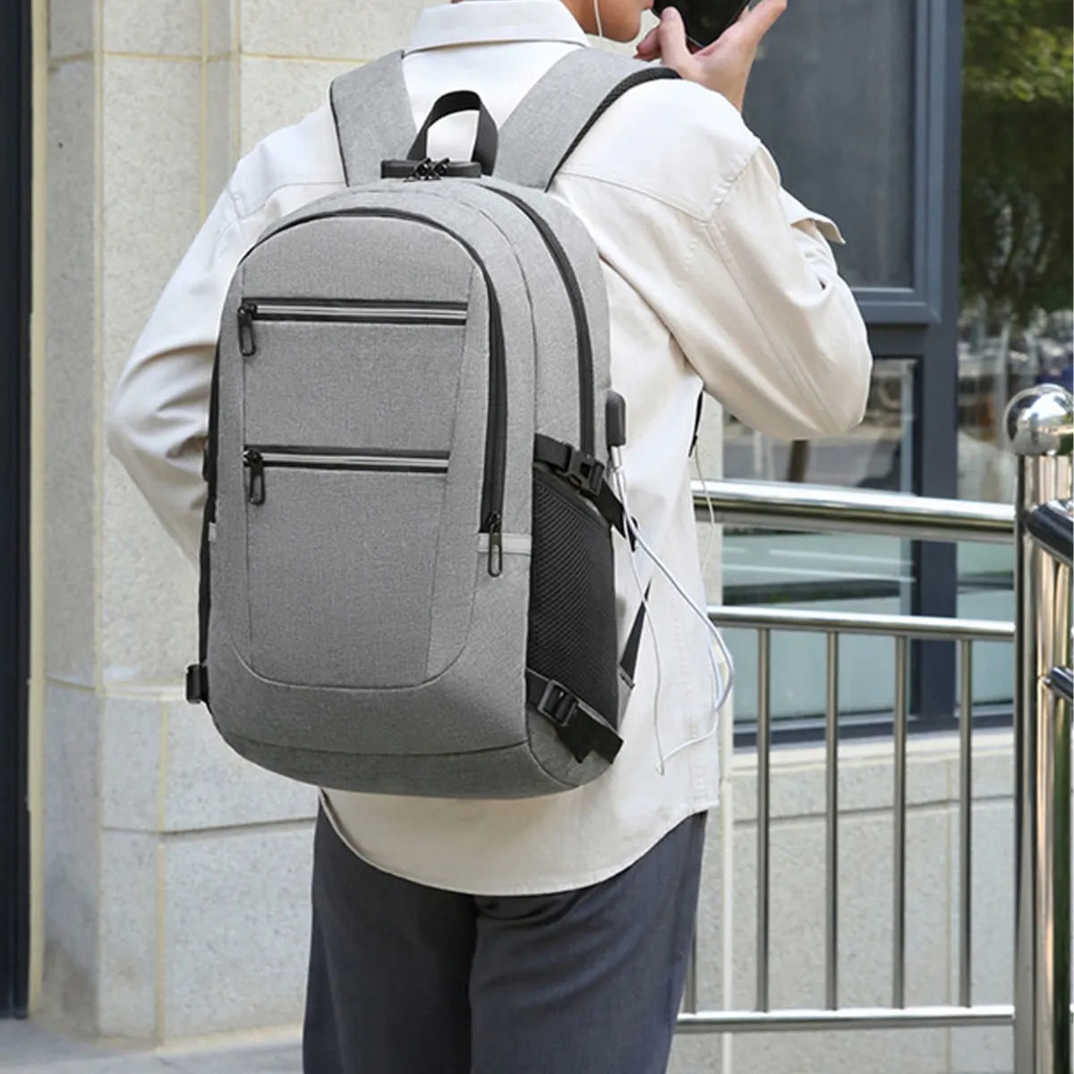 Anti-Theft Travel Laptop Backpack 4