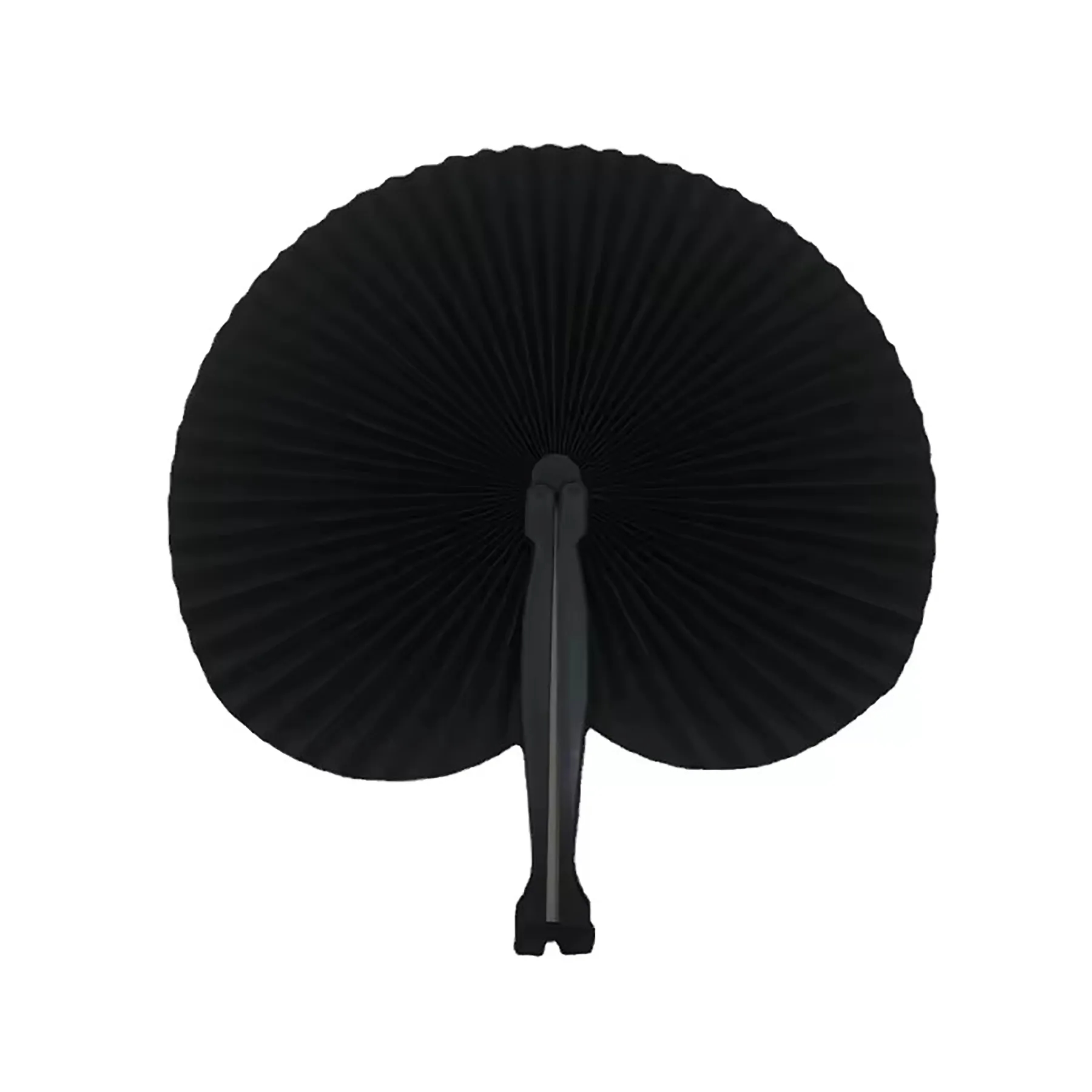 Paper Hand Fans Round Colorful 6