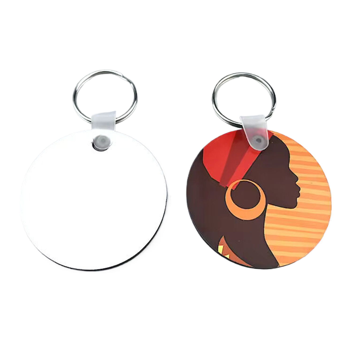 Round Shape MDF Keychain 4