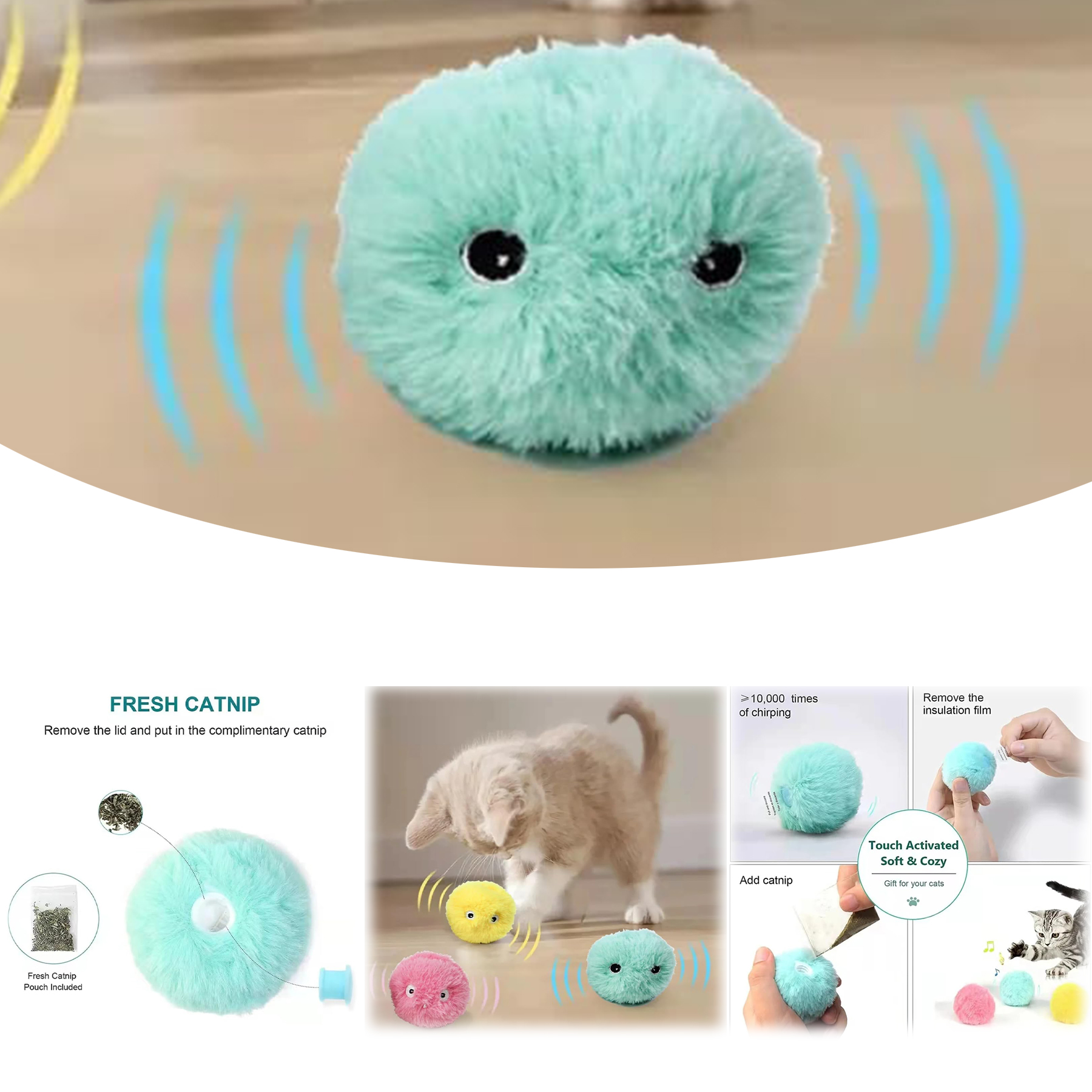Ball Interactive Catnip Toy 2