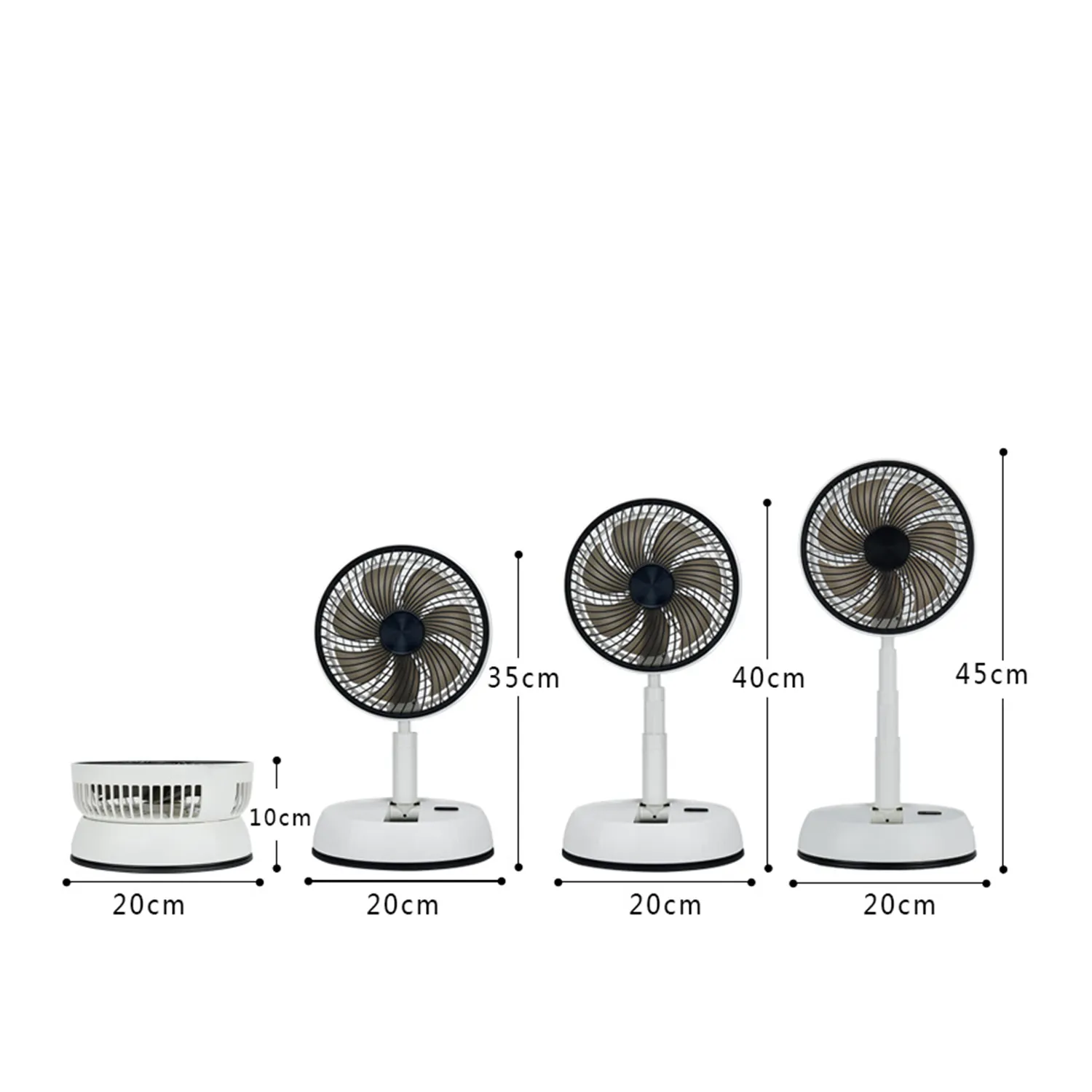 Retractable Dual-Purpose Silent Fan 4
