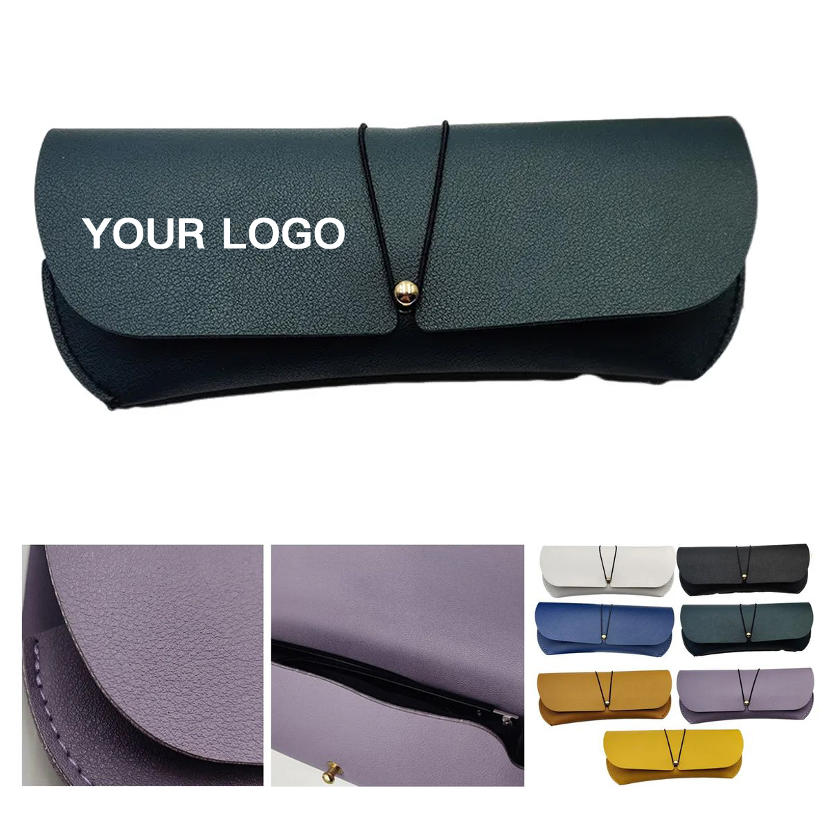 Durable PVC Glasses Case for Travel Use 1