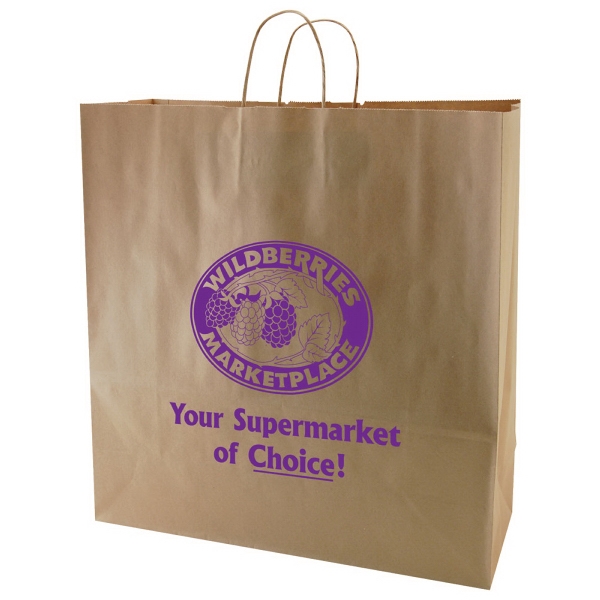 Recycled Natural Kraft Shopping Bag 1