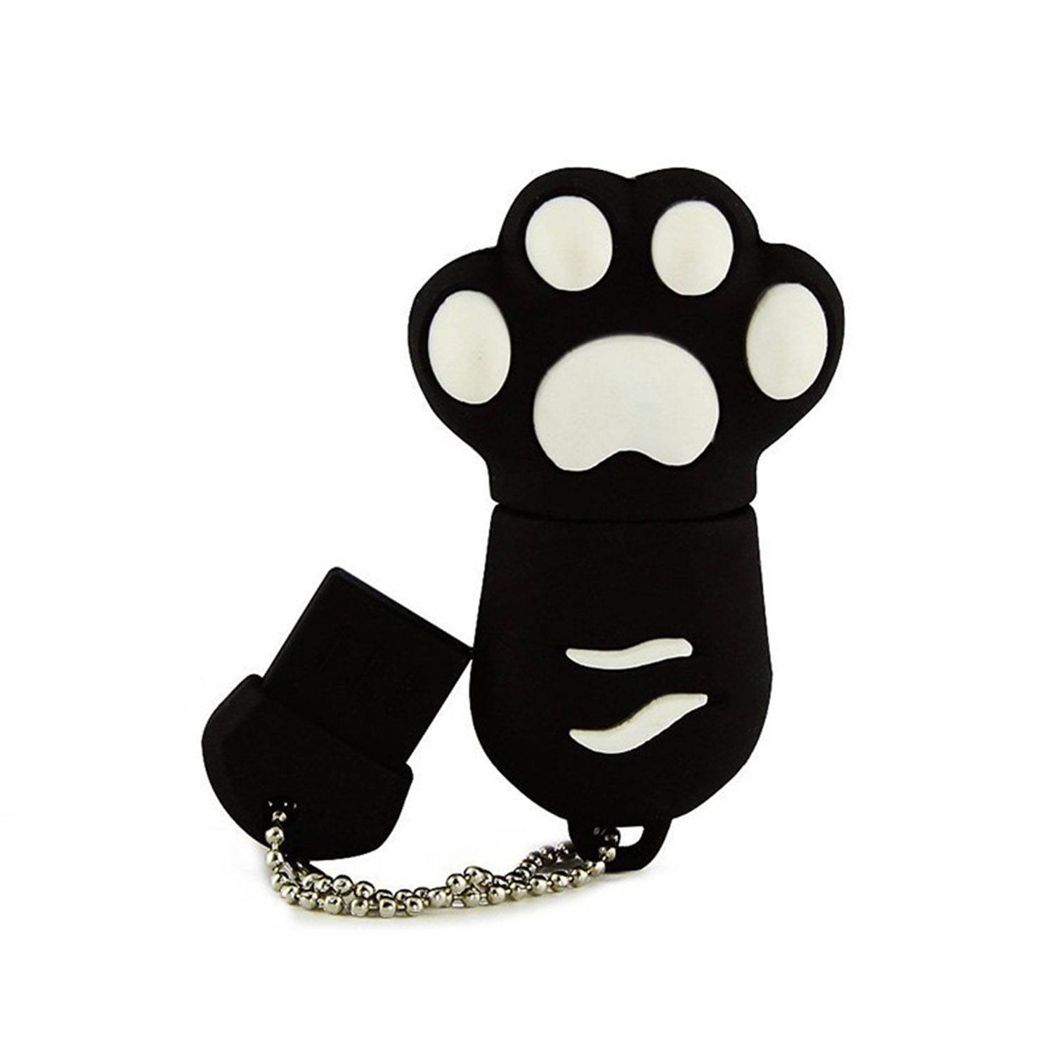 Cartoon Cat Claw Shell USB Flash Disk 128G 7