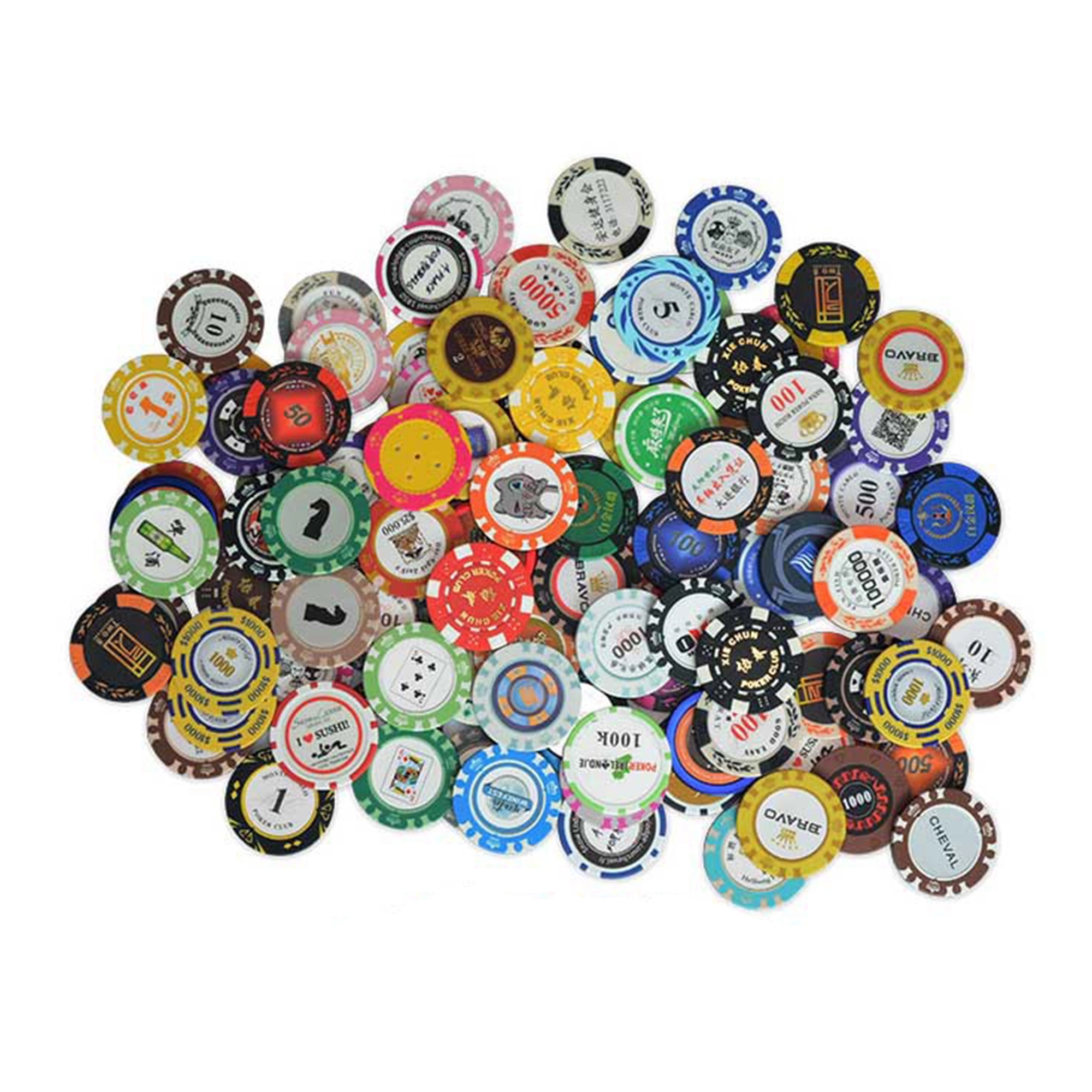 Stripe Poker Chips 3