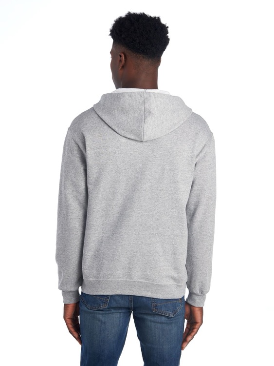 JERZEES NuBlend® Unisex Full-Zip Hooded Sweatshirt, custom hoodie or sweatshirt with logo imprint 1
