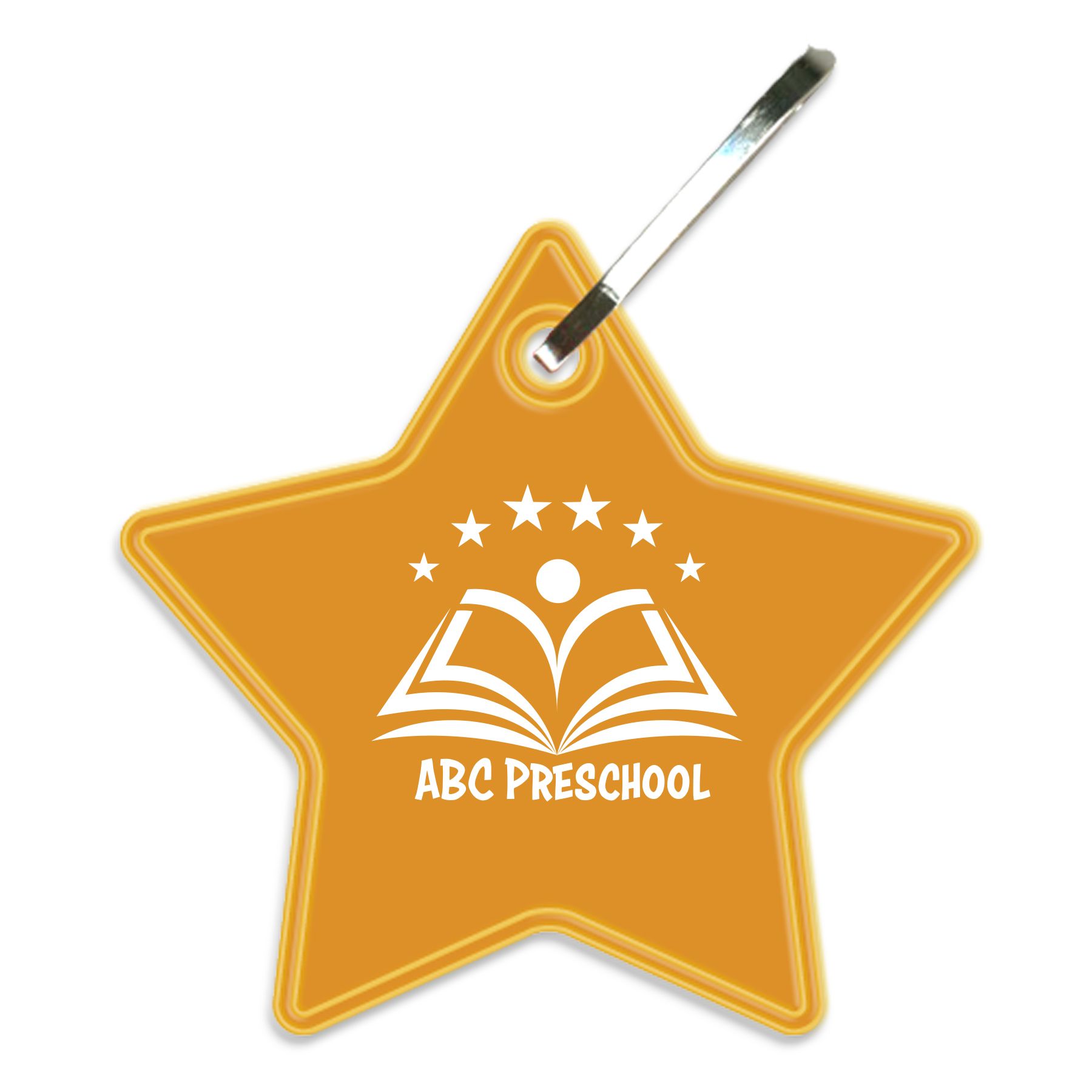 Star Reflective Zipper Pull 11