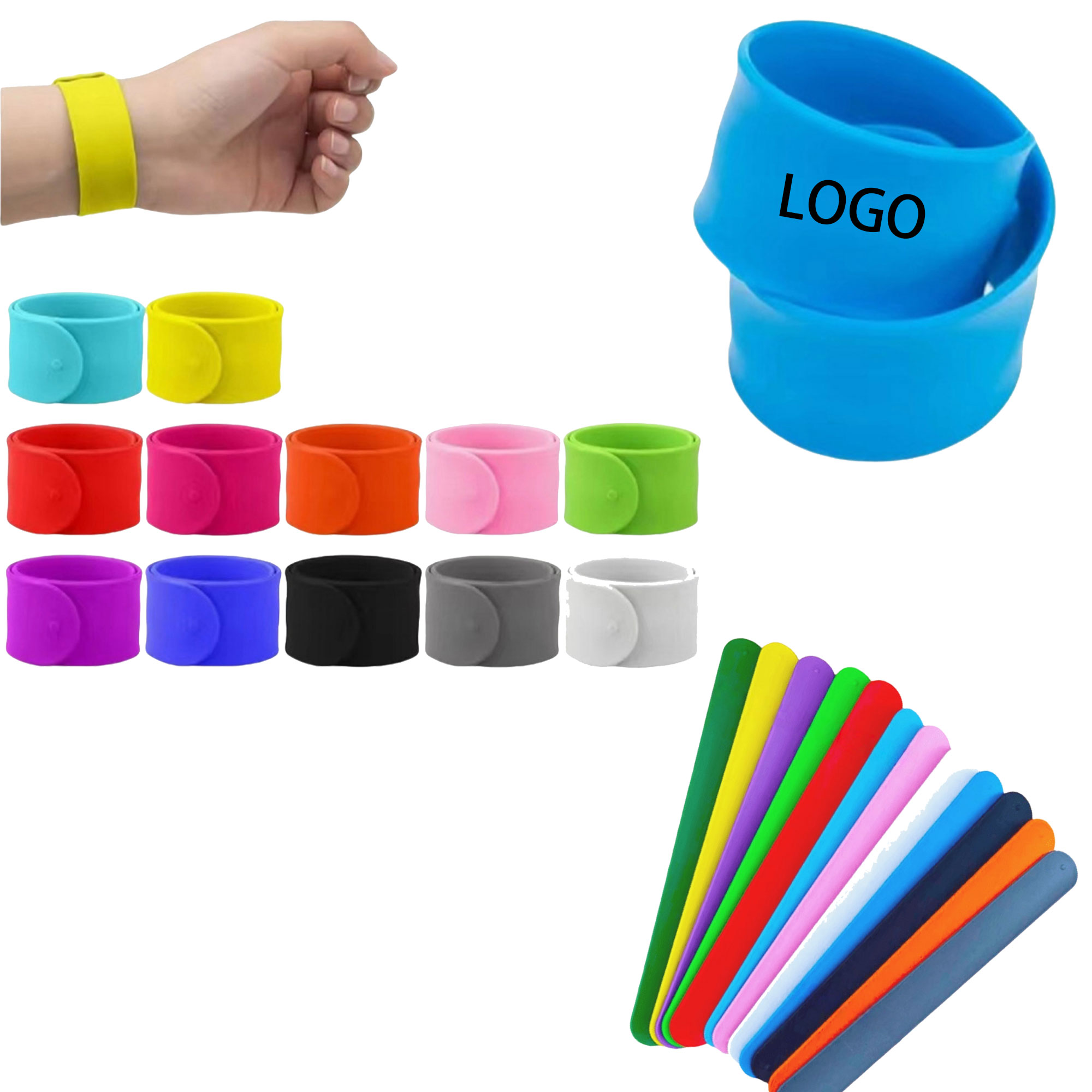 Soft Safety Silicone Slap Bracelet 4