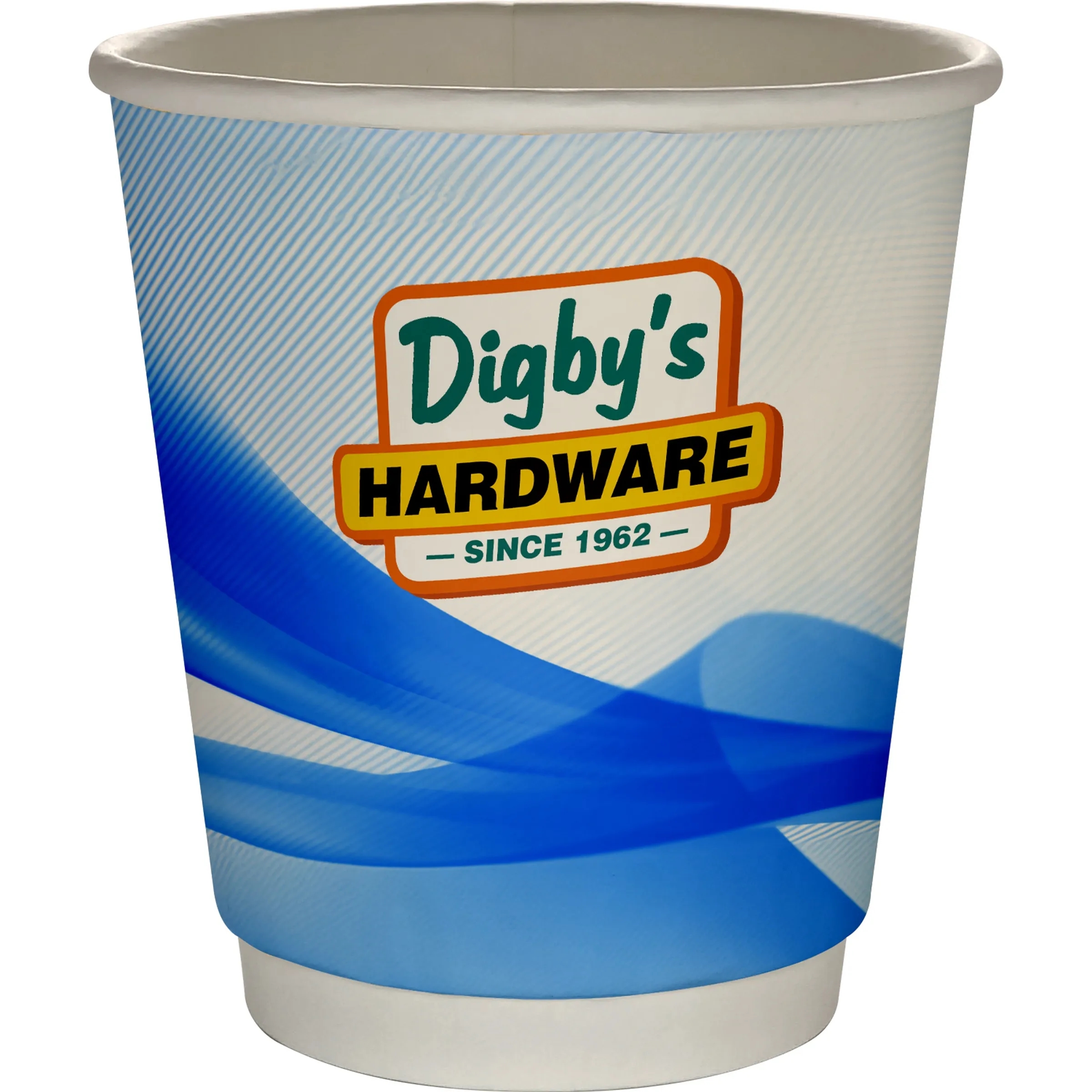 10 oz Full Color Groovy Insulated Paper Cup 13