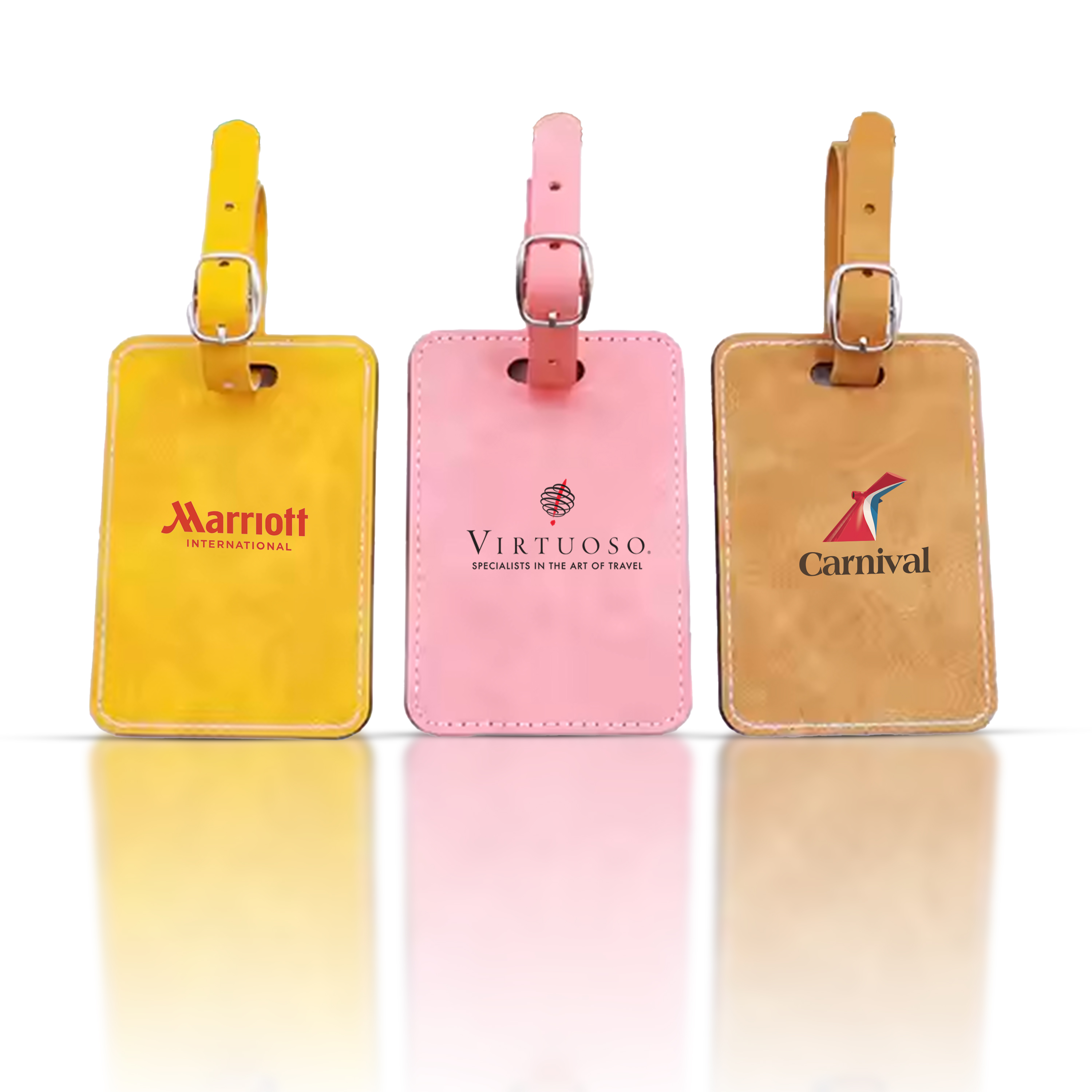 SmartTap Leather NFC & AirTag Luggage Tag 3