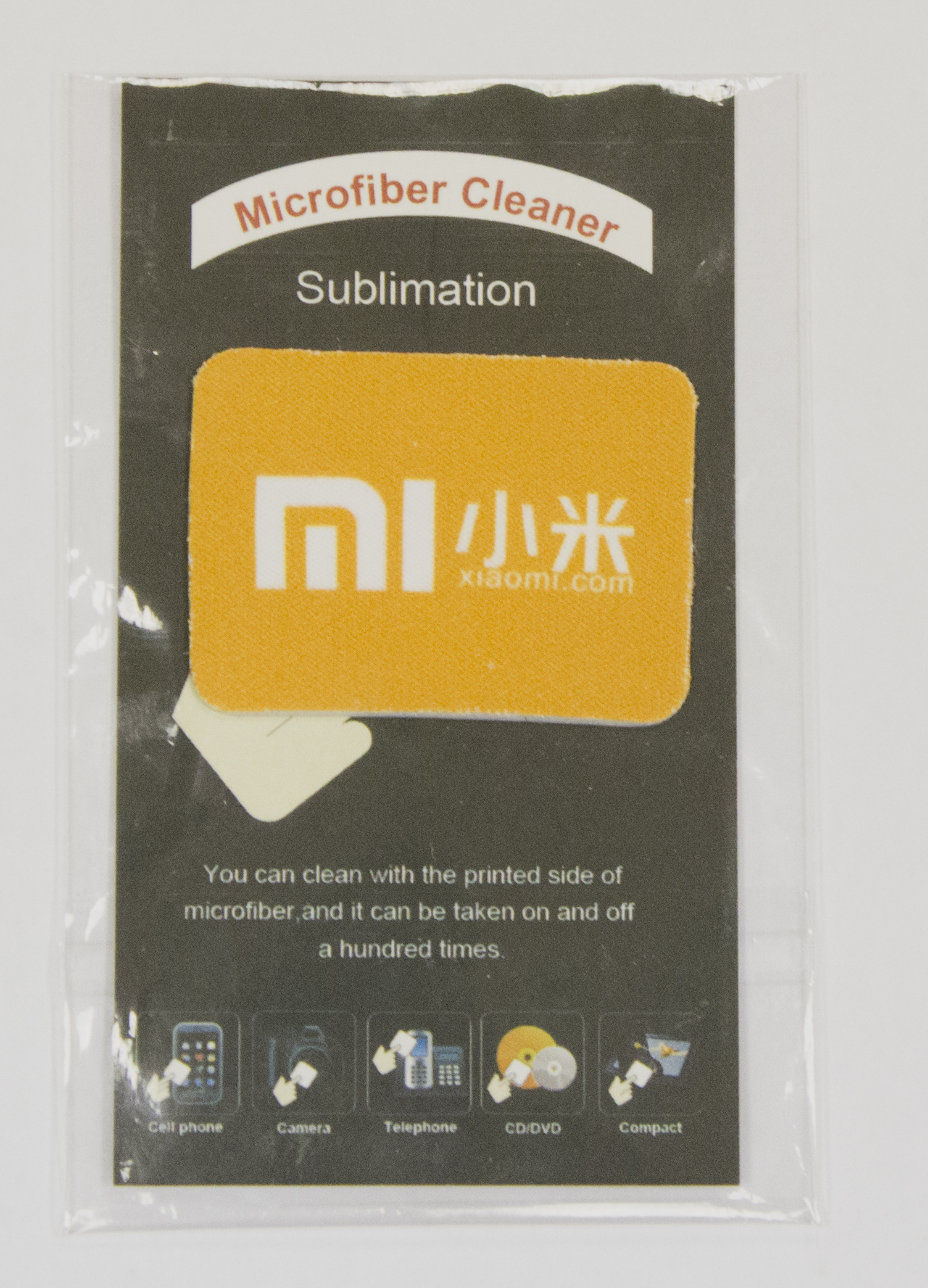 Magic Screen Cleaner 1.18" x 1.5" Rounded Rectangle with Generic Backer